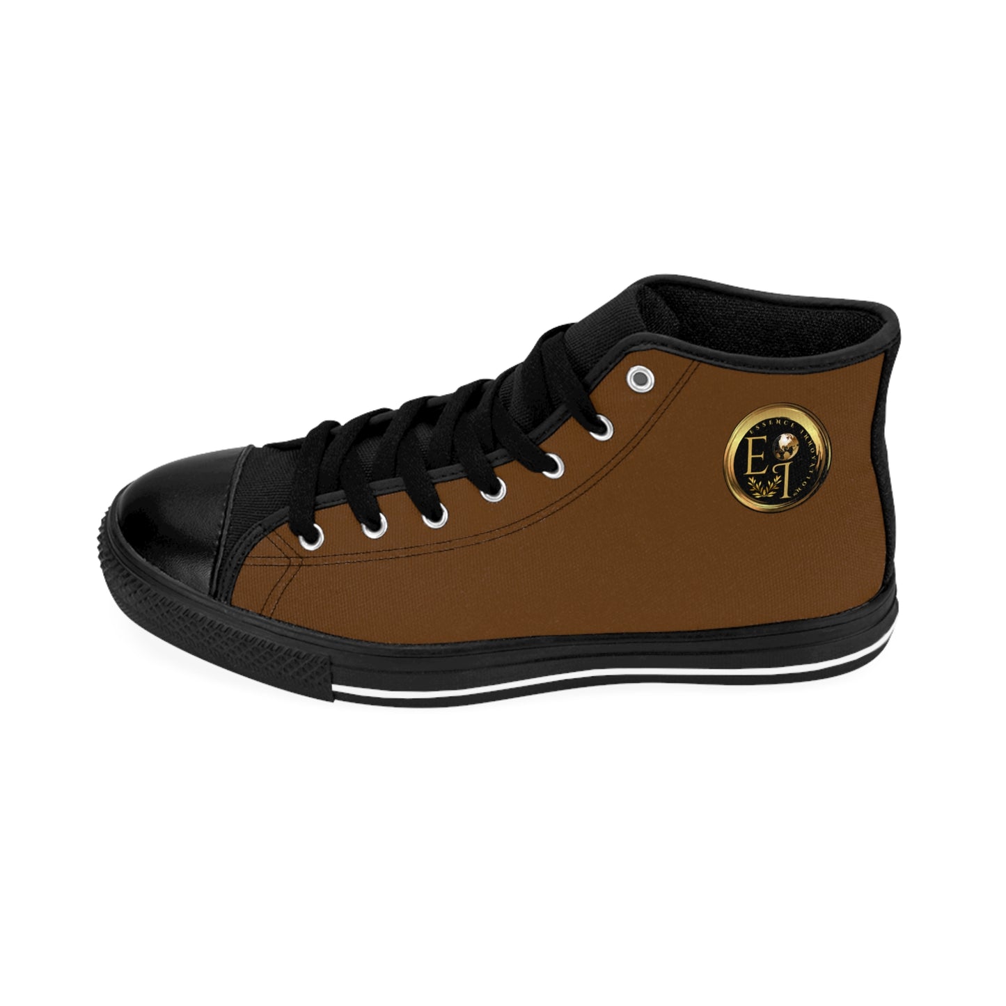 Essence Innovation Mens Streetwear | HighTop Sneakers | Brown