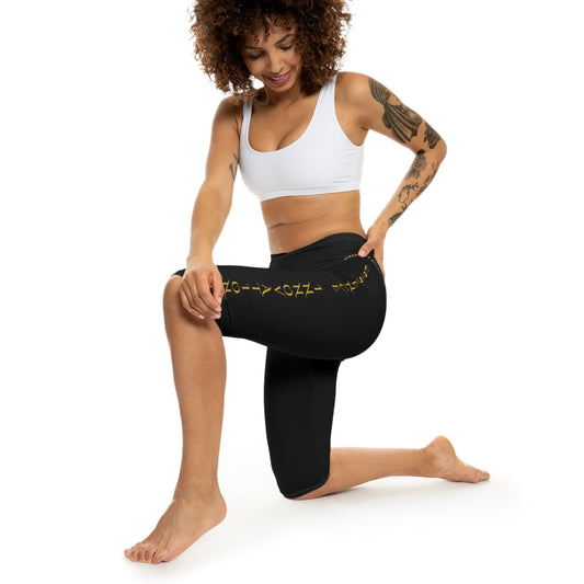 Seek More CL VII | Capri Leggings | EI Sports | Black