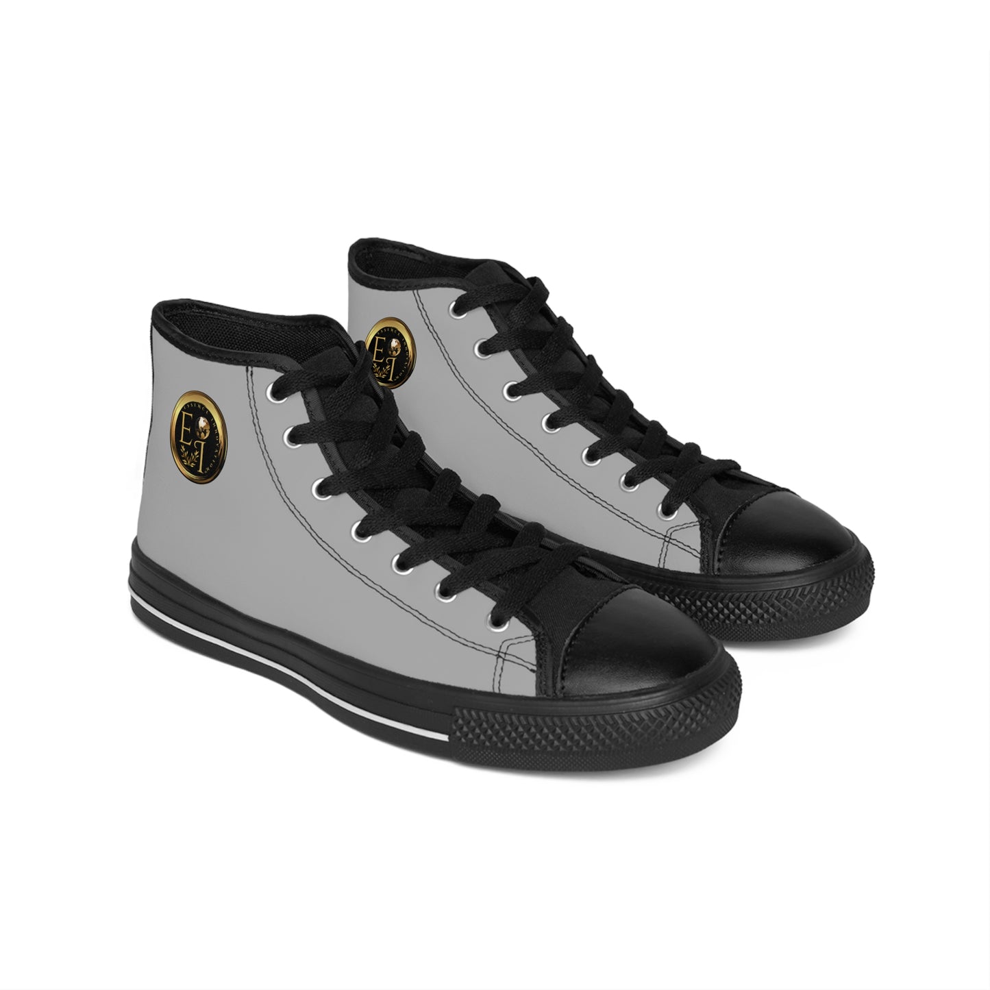 Essence Innovation Mens Streetwear | HighTop Sneakers | Light Grey