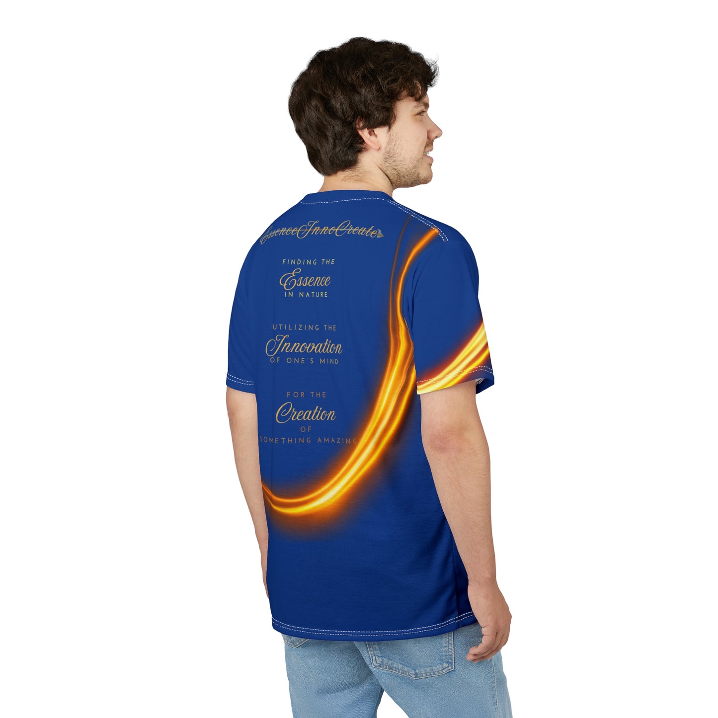 Dark Blue Trendsetters Flame Tee | EssenceInnoCreate