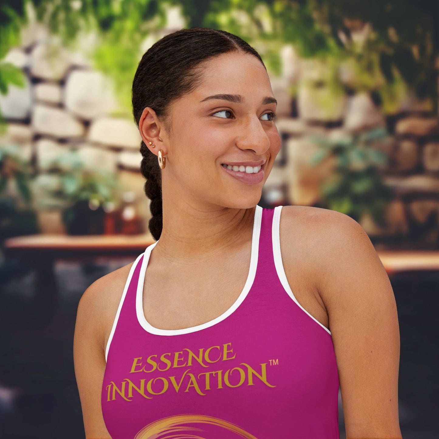 Seek More Luxe~T XVIII | EI Sports Racerback Tank | Pink