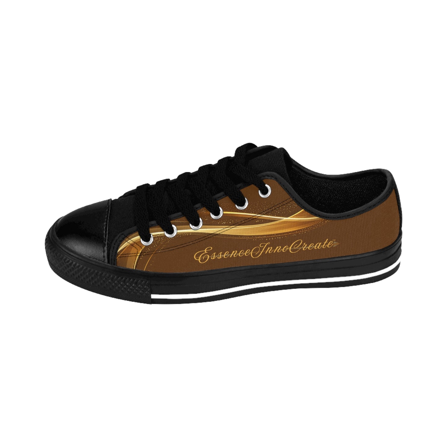 Ladies EssenceInnoCreate Striped | LowTop Sneakers | Brown