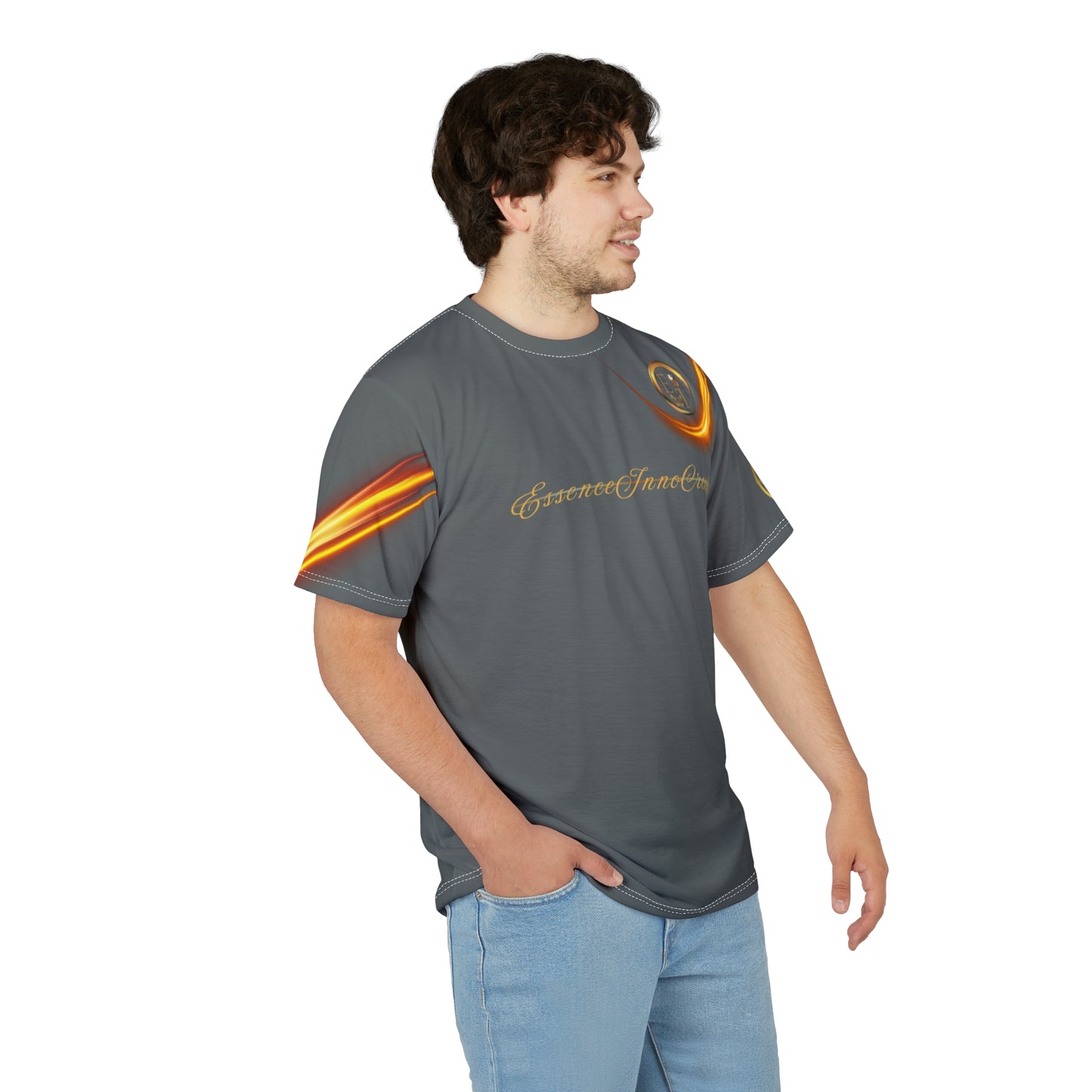 Dark Grey Trendsetters Flame Tee | EssenceInnoCreate