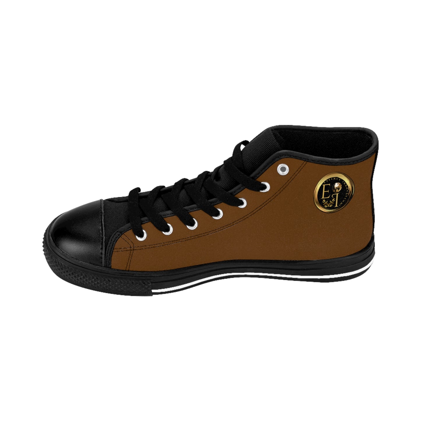 Essence Innovation Mens Streetwear | HighTop Sneakers | Brown