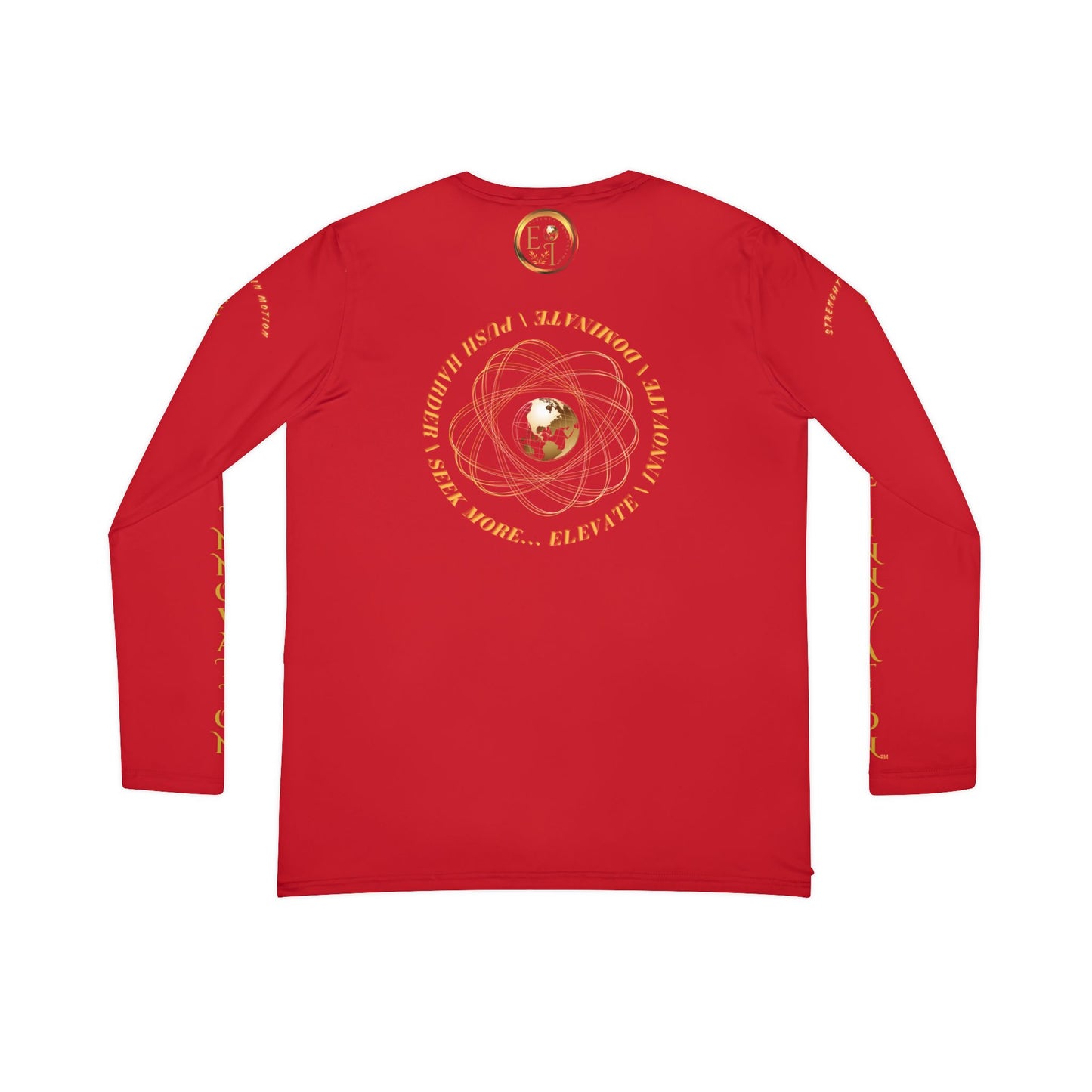 Seek More Performance X | EI Sports LS V-Neck | Dark Red