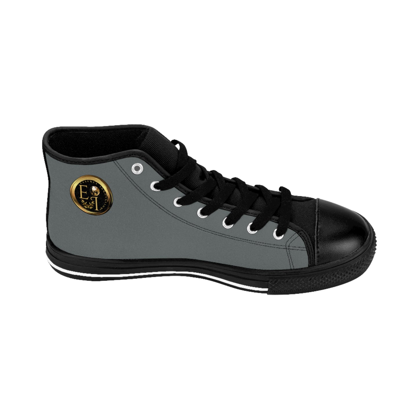 Essence Innovation Mens Streetwear | HighTop Sneakers | Dark Grey