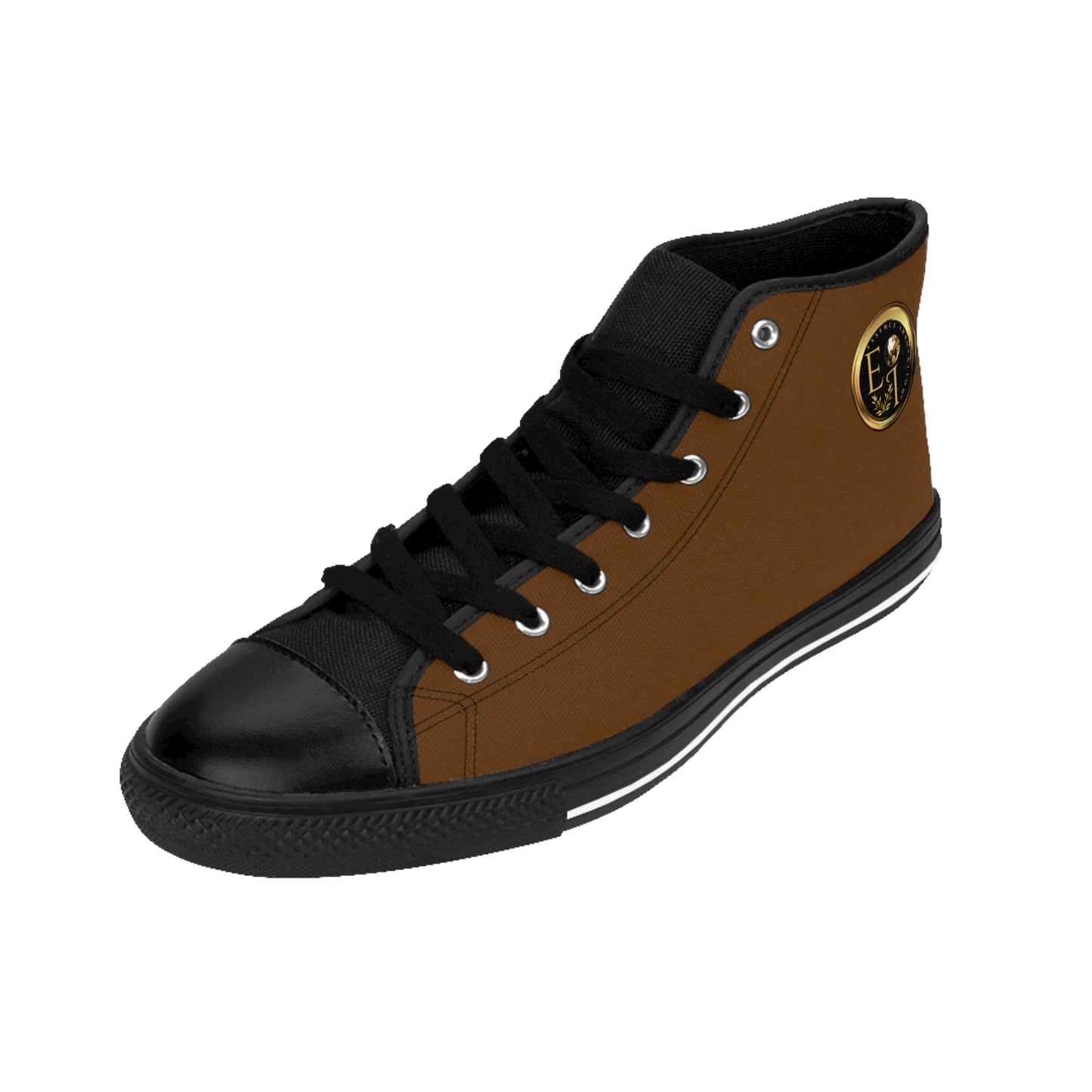 Essence Innovation Mens Streetwear | HighTop Sneakers | Brown