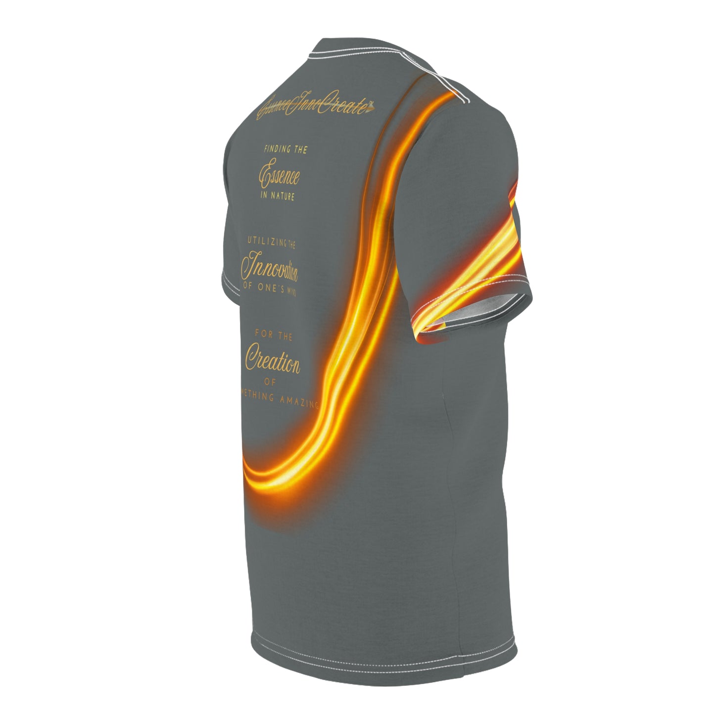 Dark Grey Trendsetters Flame Tee | EssenceInnoCreate