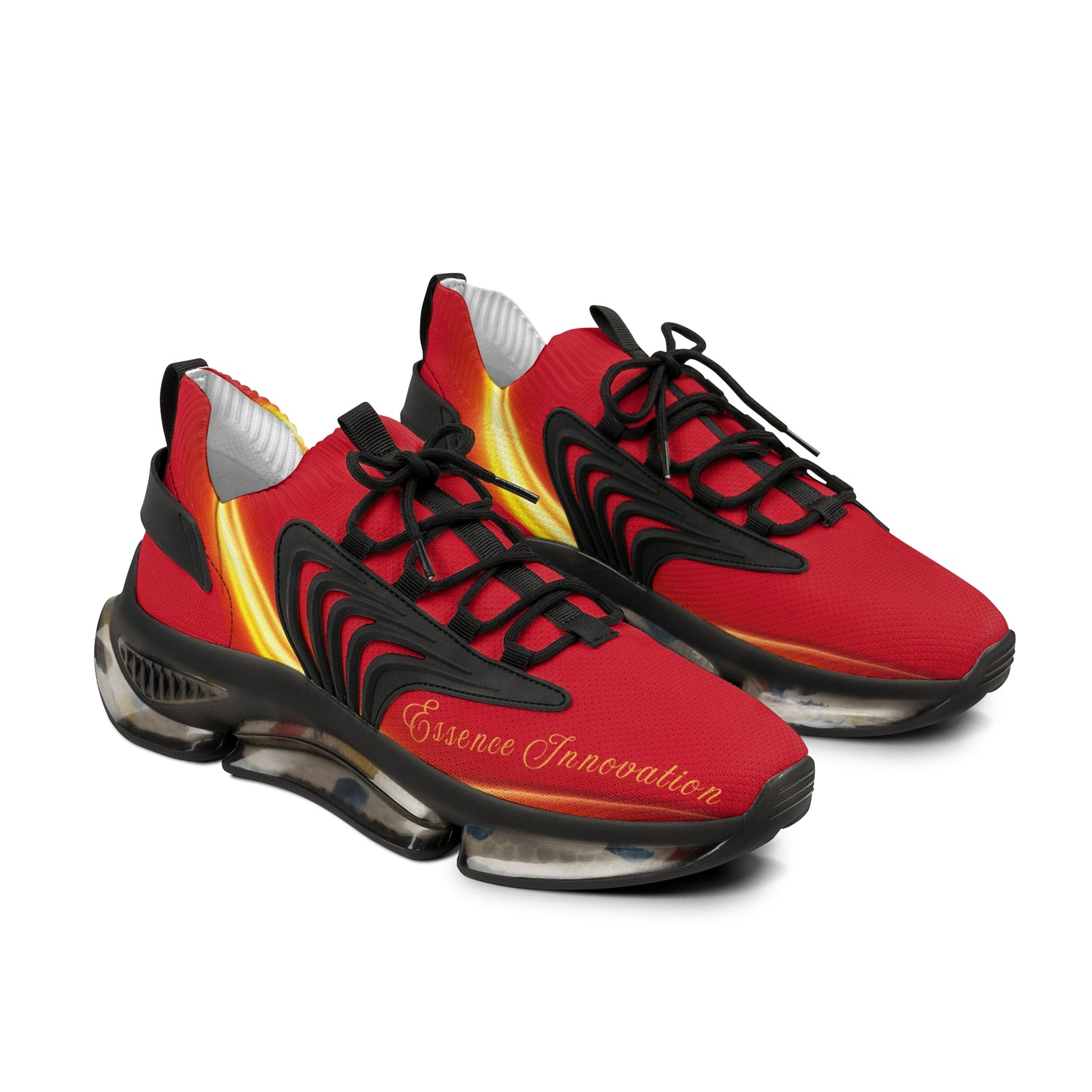 Dark Red Trendsetter Flame Black | Men’s Performance Sneakers | Black Sole