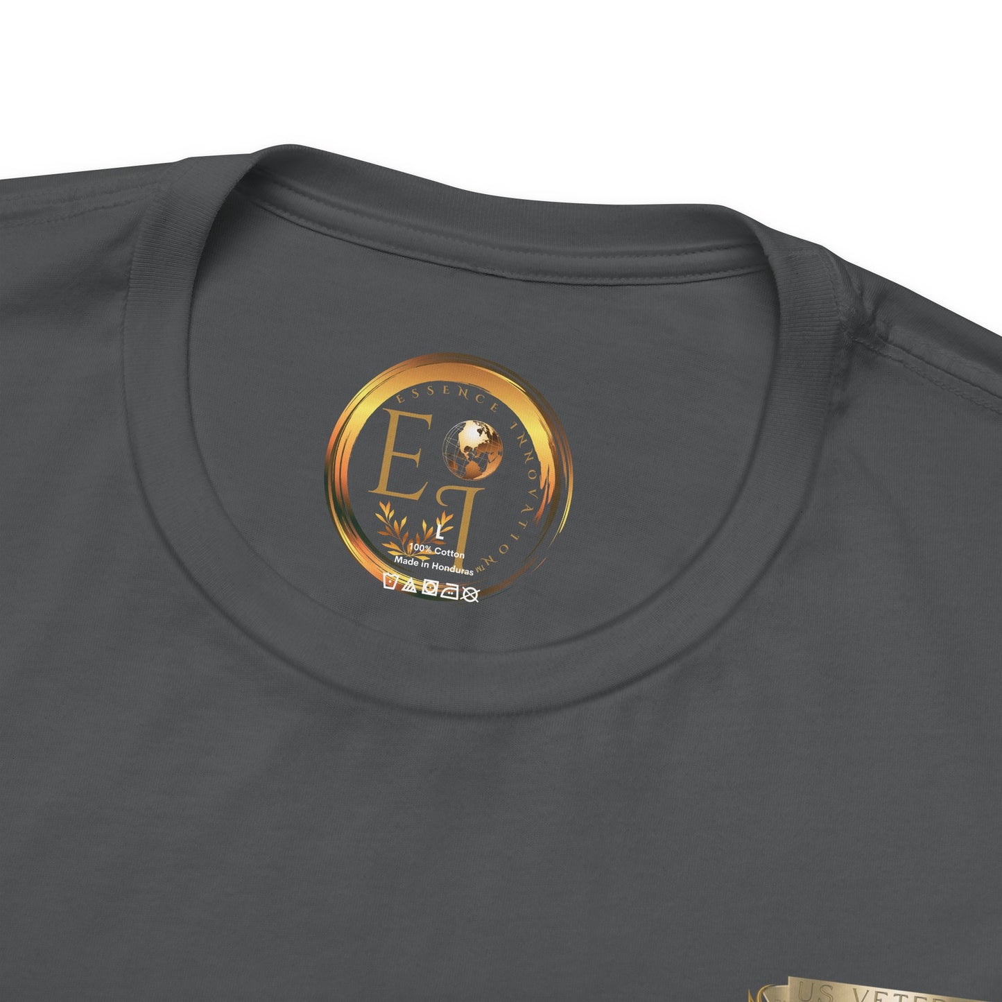 Essence Asphalt Veteran Tee – Minimalist Tribute Shirt
