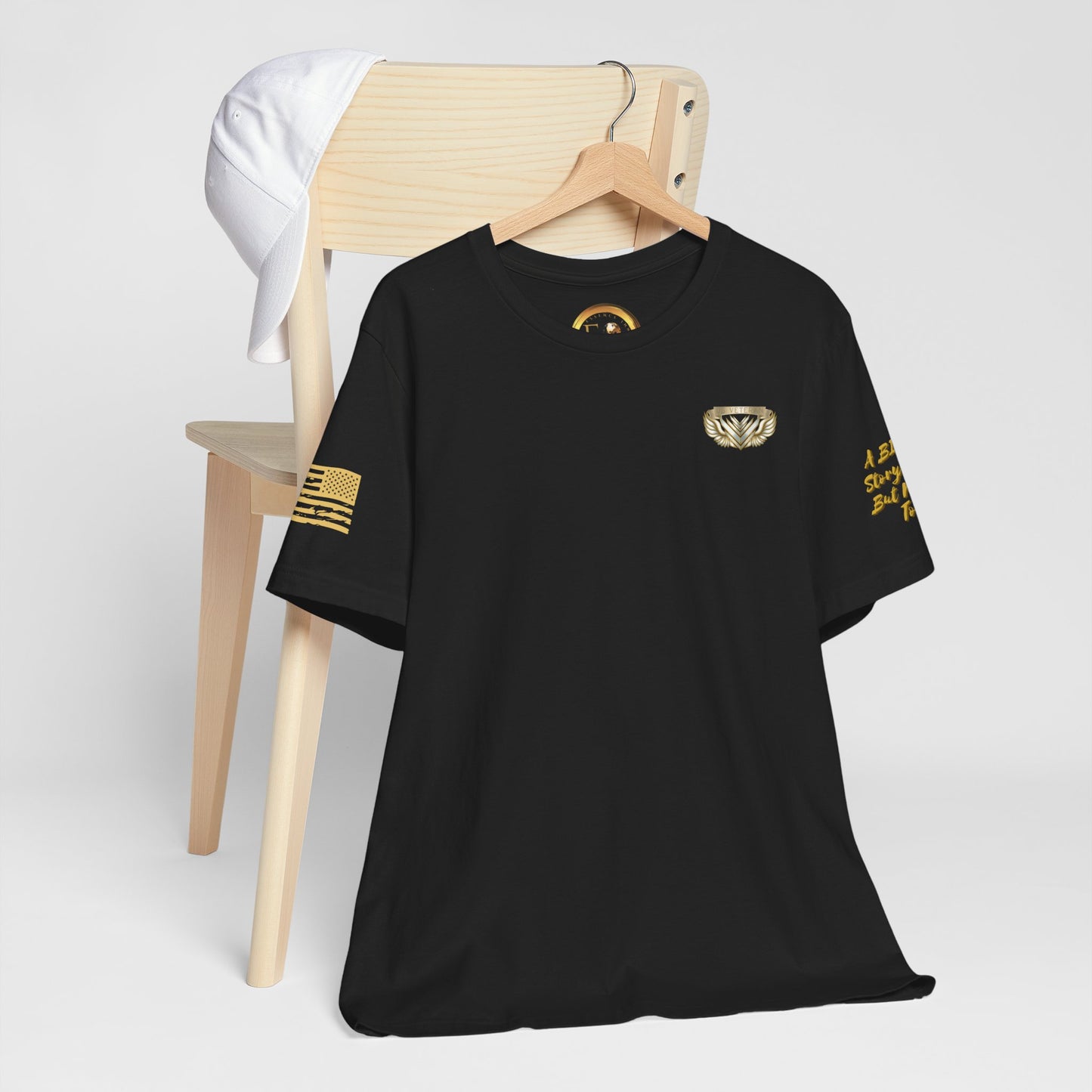 Essence Black Veteran Tee – Patriotic Shirt by Veteran-Owned Brand
