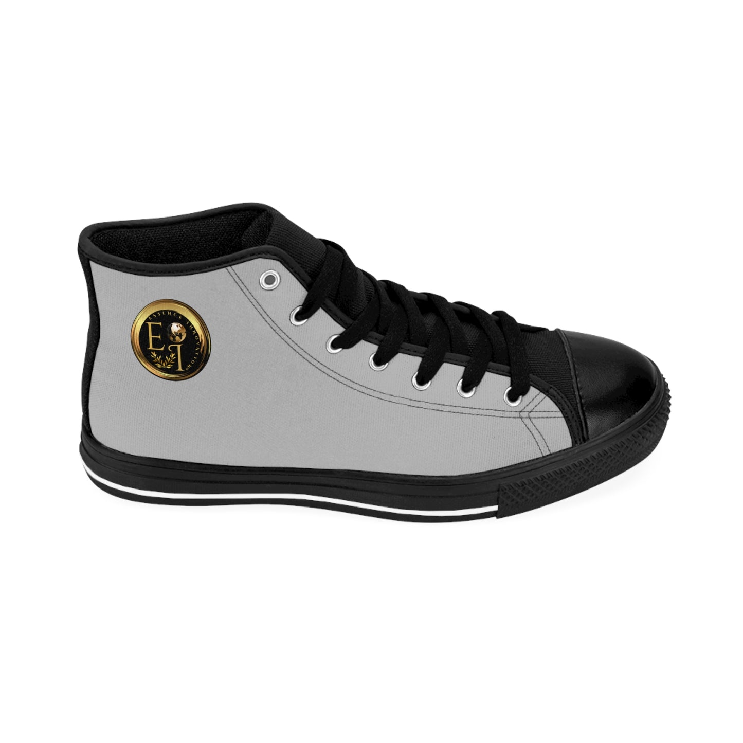 Essence Innovation Mens Streetwear | HighTop Sneakers | Light Grey