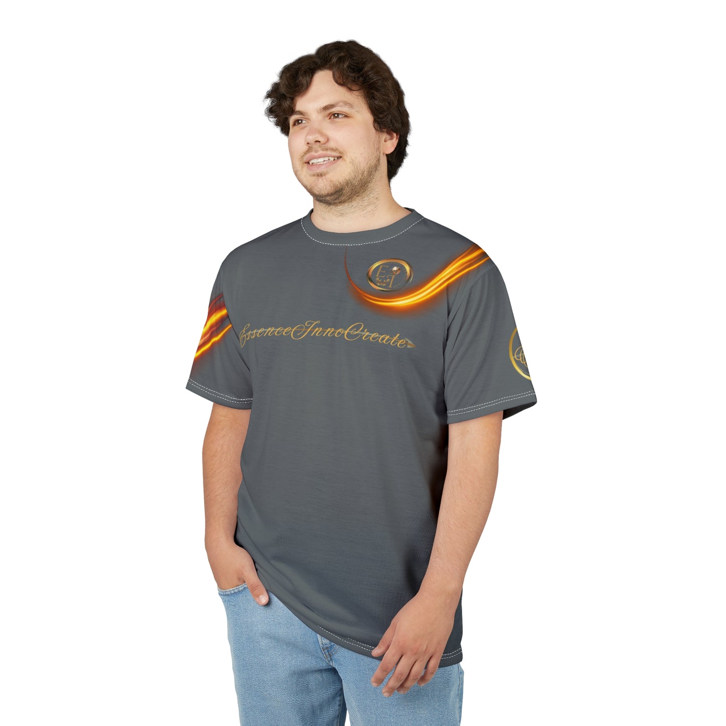 Dark Grey Trendsetters Flame Tee | EssenceInnoCreate