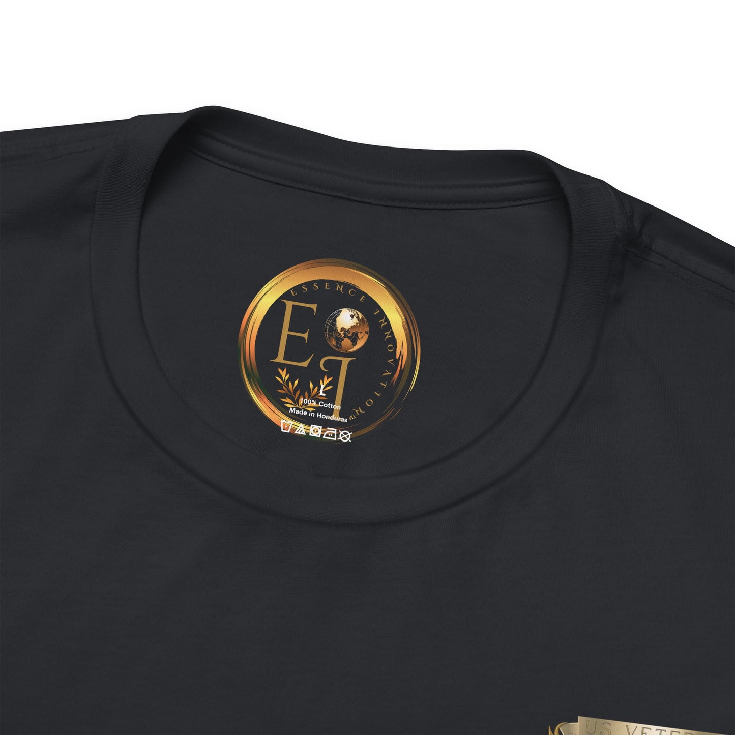 Essence Vintage Veteran Tee – Faded Black Tribute Tee
