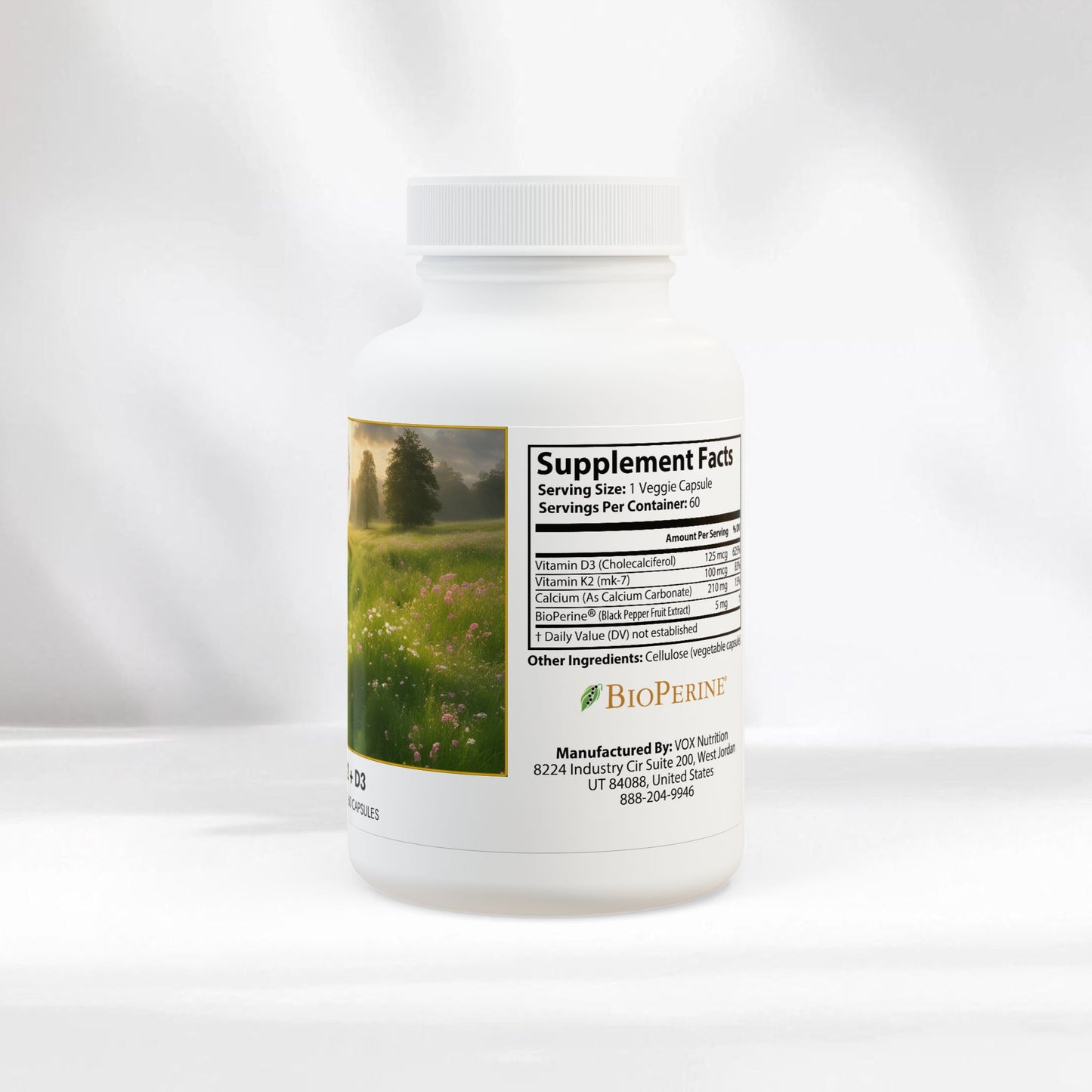 EI Vitamin K2 + D3 | Bone & Muscle Support | 60 Capsules