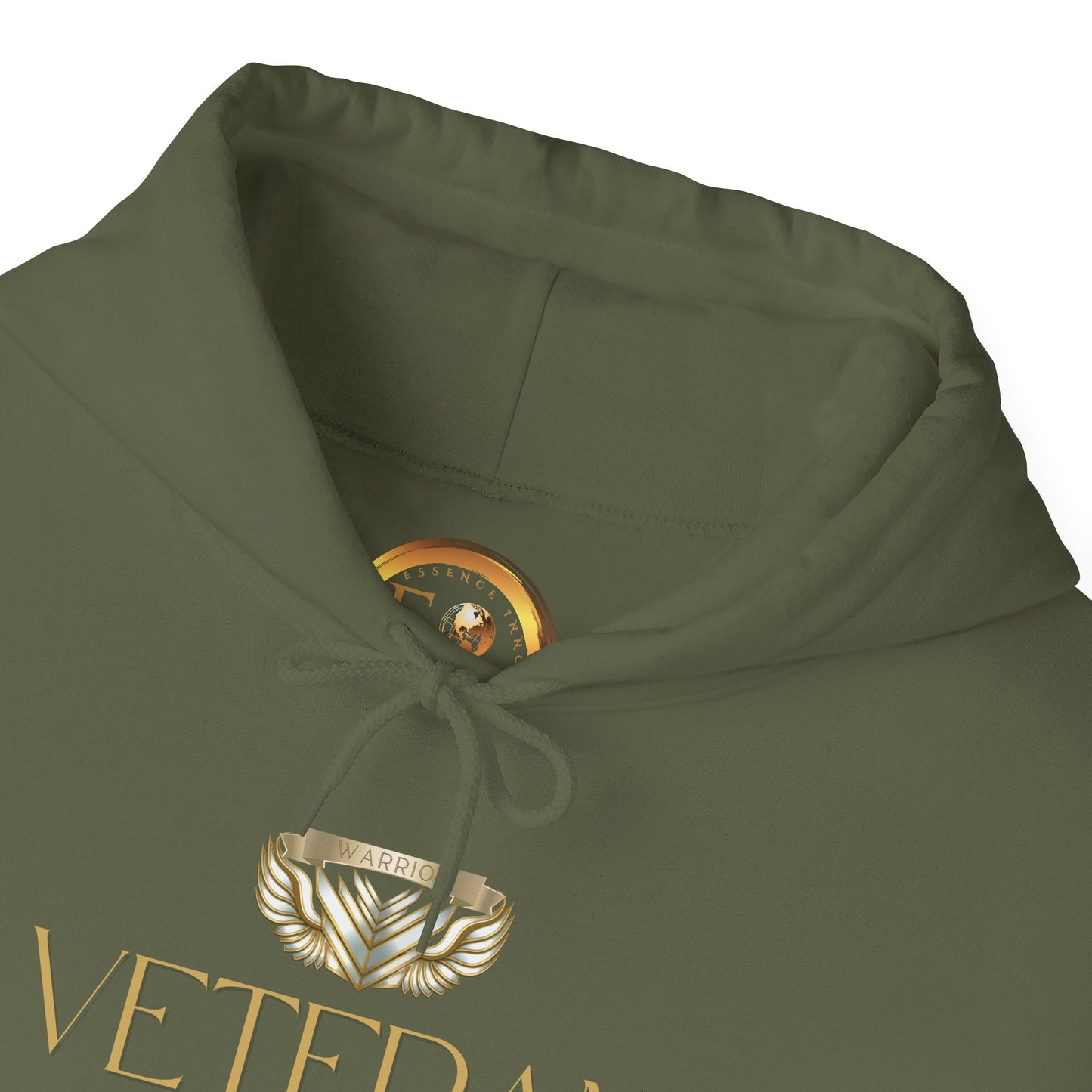 Veteran Qualities Warrior Three | MC Green Hoodie | Military & Service Tribute