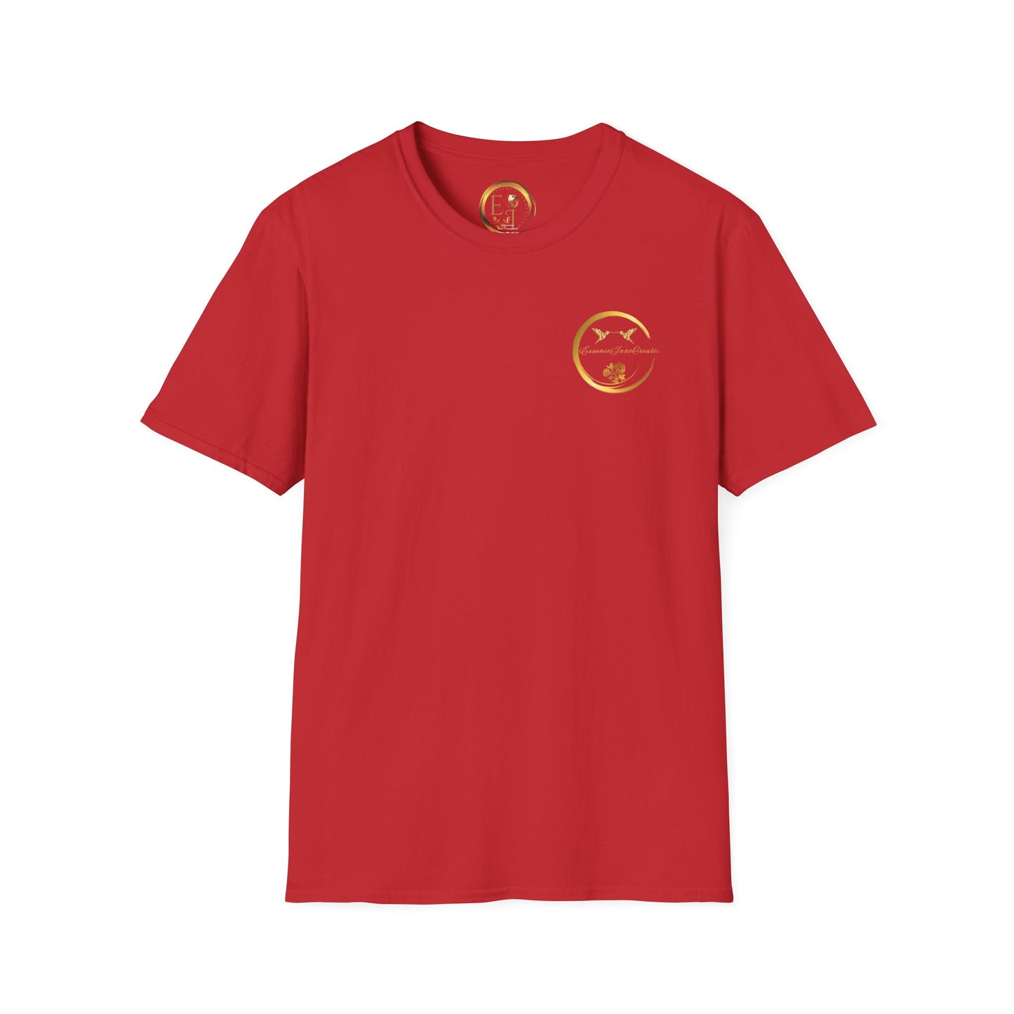 Red Softstyle Tee | EssenceInnoCreate | Unisex Streetwear