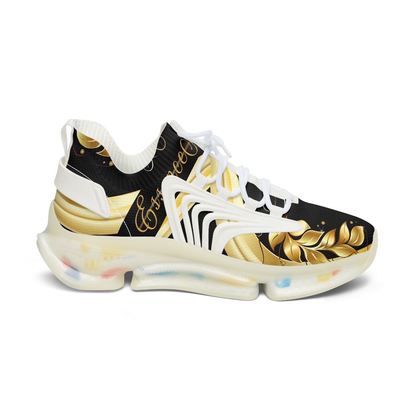 Ladies EssenceInnoCreate Luxe Lightning | Mesh Sneakers | Black