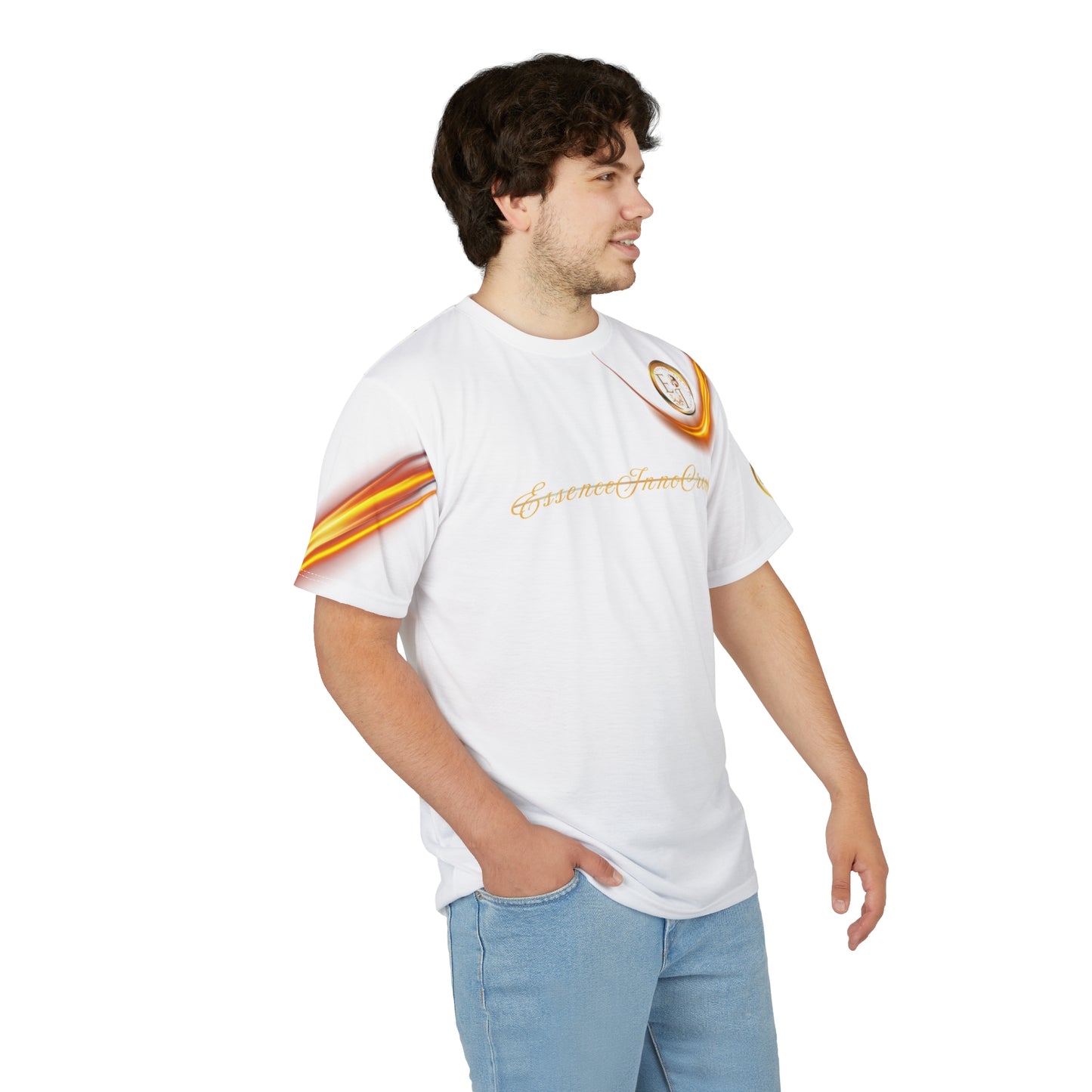 White Trendsetters Flame Tee | EssenceInnoCreate