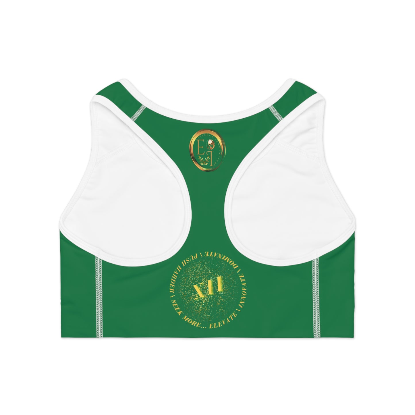 Seek More SB XII | EI Sports Bra | Dark Green