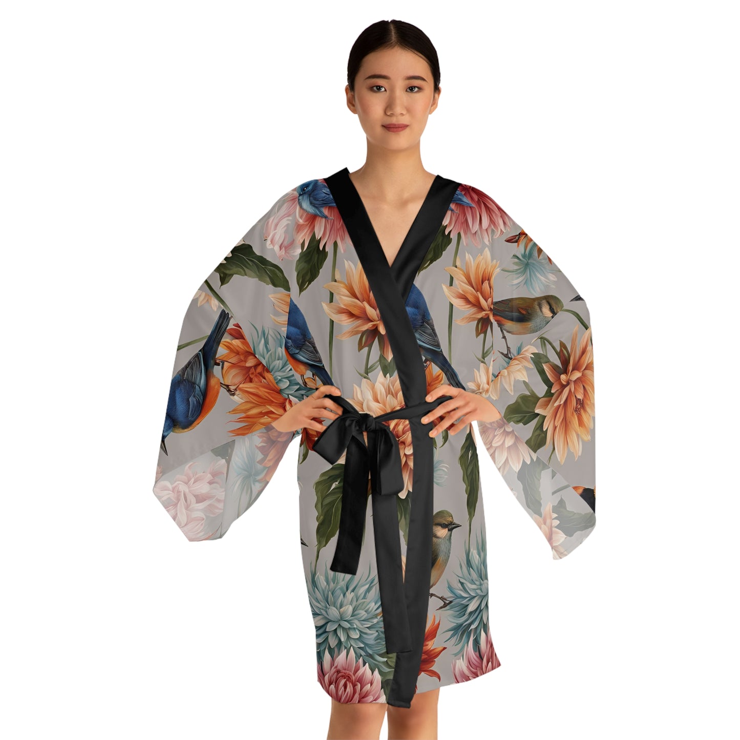 |Serenity Garden Kimono Robe | EI Fashion Apparel