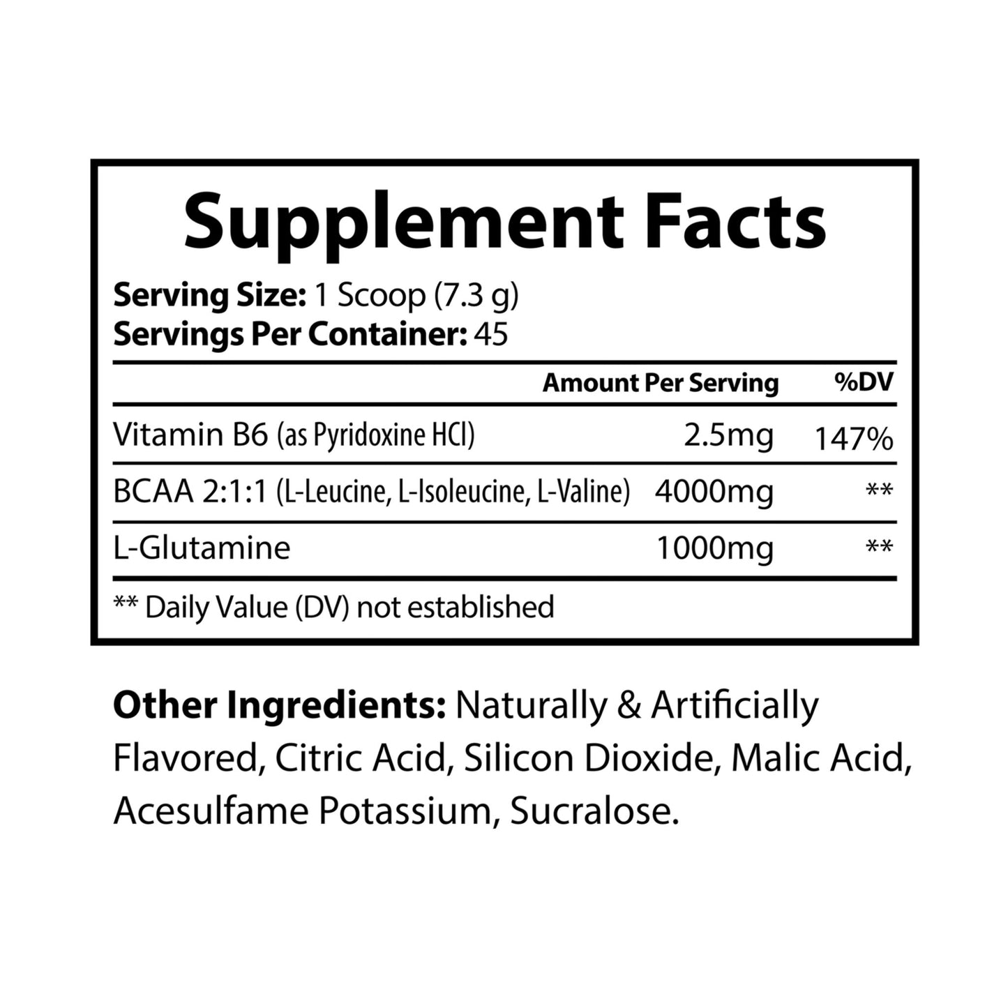 EI BCAA Supplement | Watermelon Flavor | 325g, 45 Servings