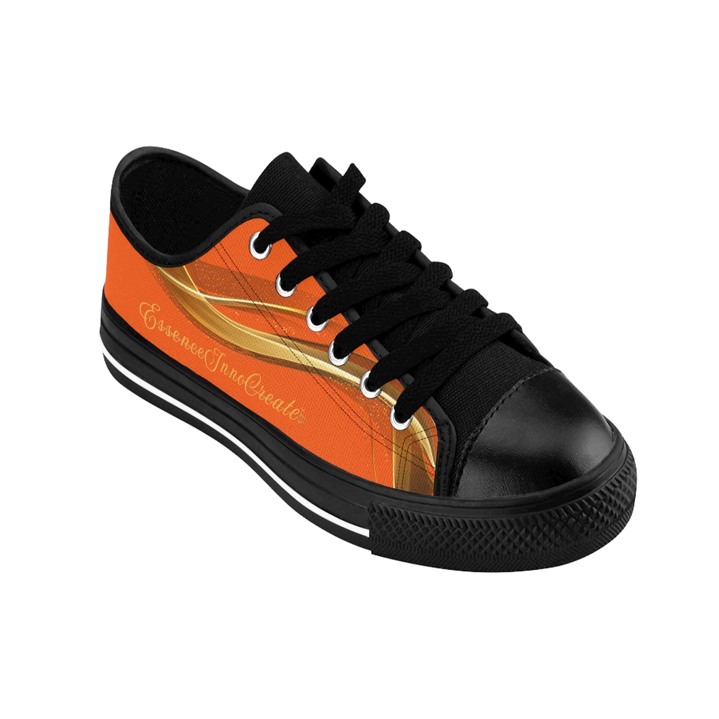 Ladies EssenceInnoCreate Striped | LowTop Sneakers | Orange