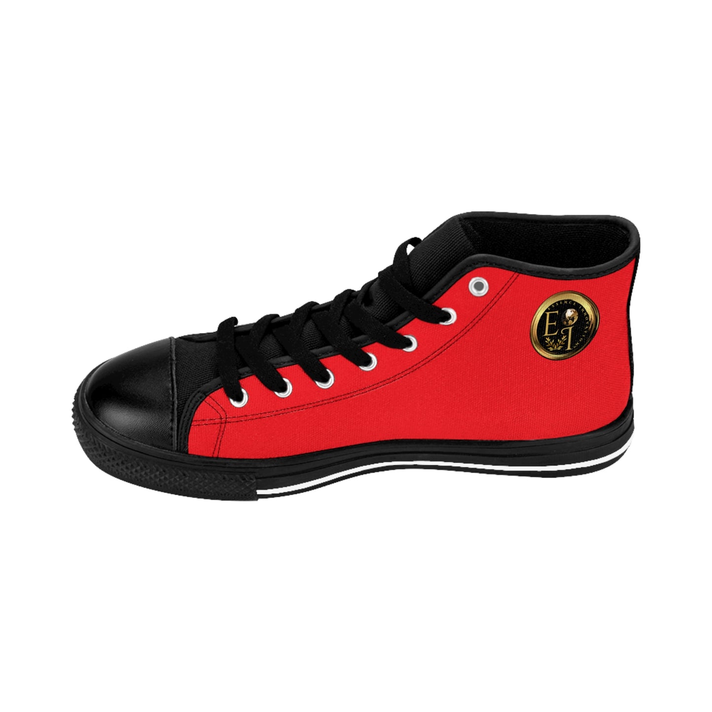 Essence Innovation Mens Streetwear | HighTop Sneakers | Red