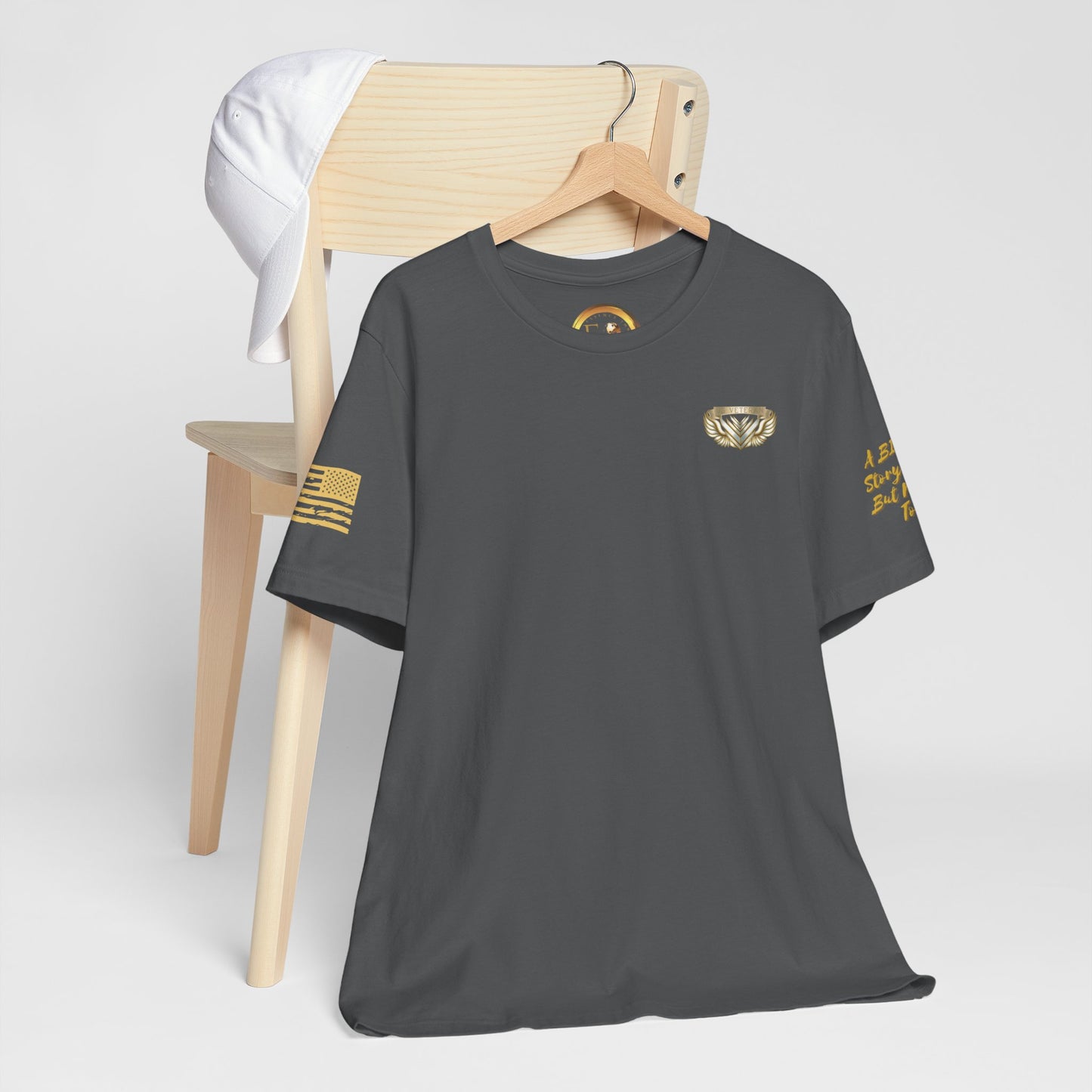 Essence Asphalt Veteran Tee – Minimalist Tribute Shirt