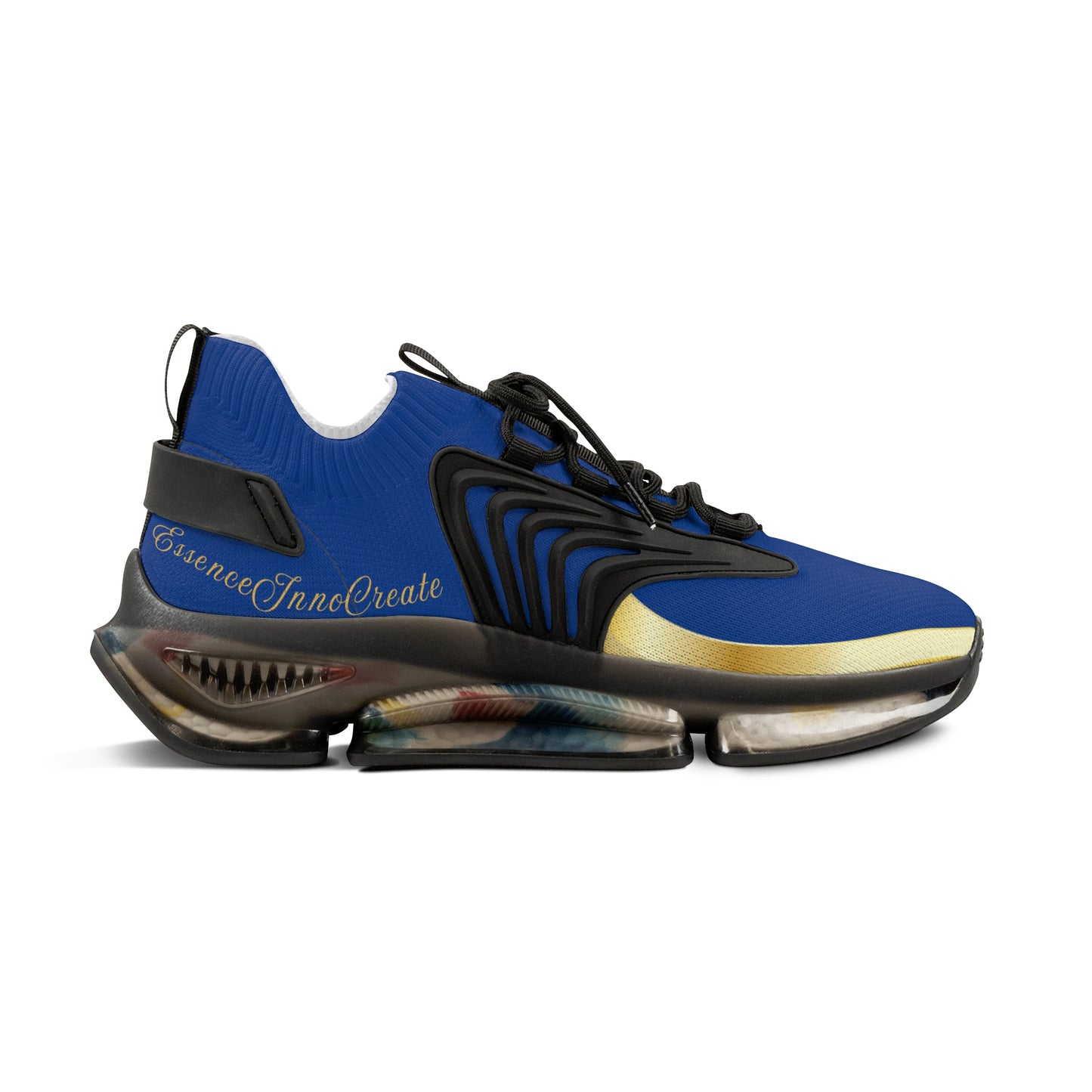 EssenceInnoCreate Dark Blue | Men’s Black Trim Mesh Sneakers