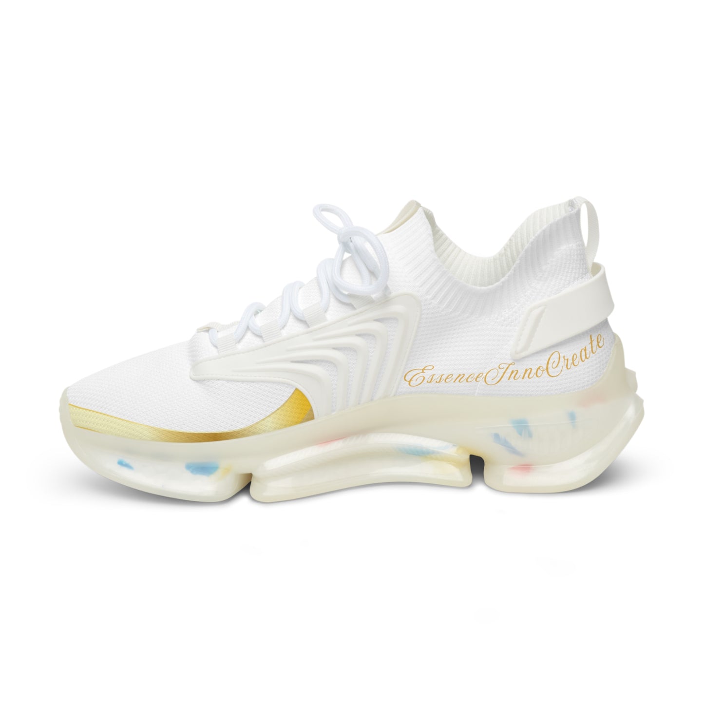 EssenceInnoCreate White | Men’s White Trim Mesh Sneakers