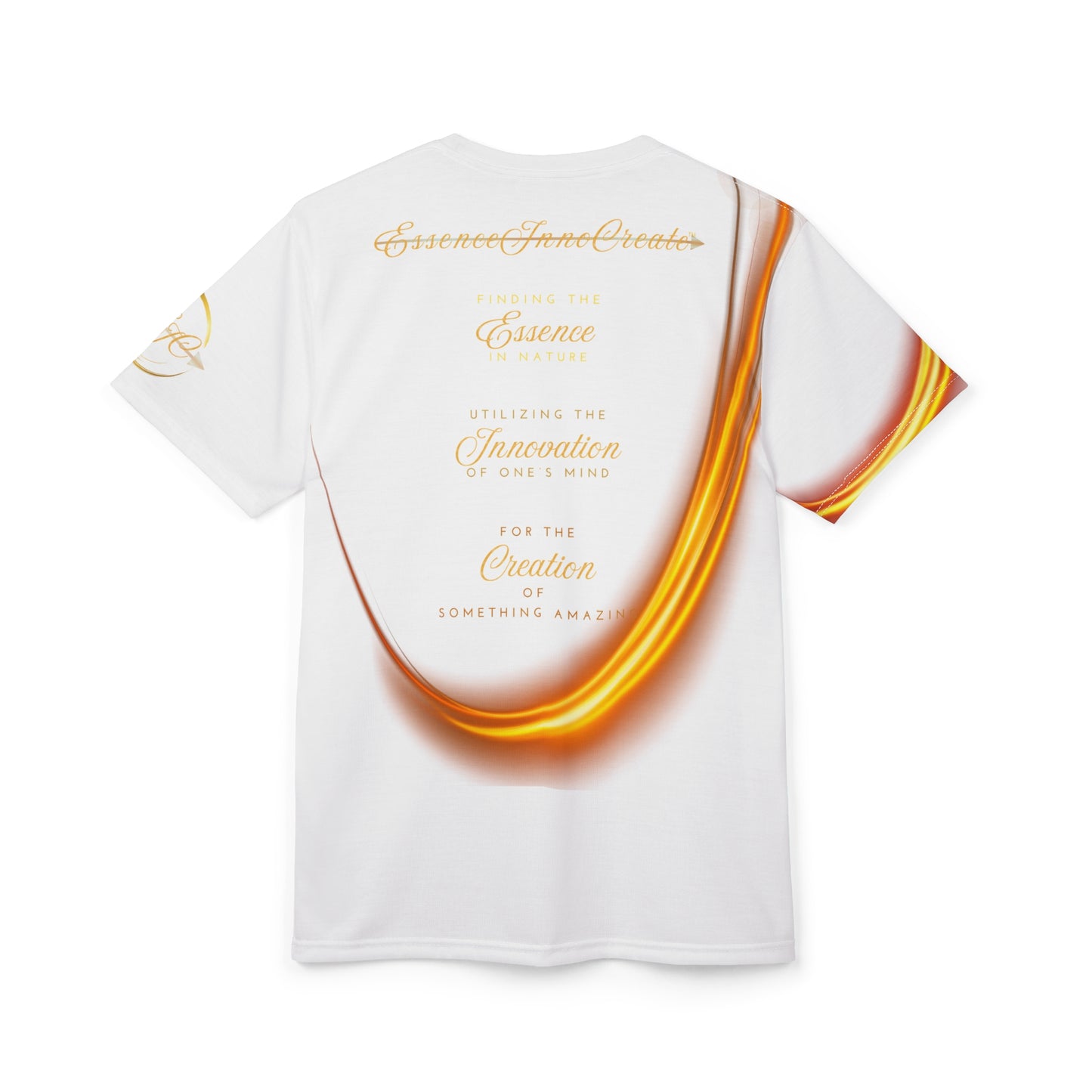 White Trendsetters Flame Tee | EssenceInnoCreate