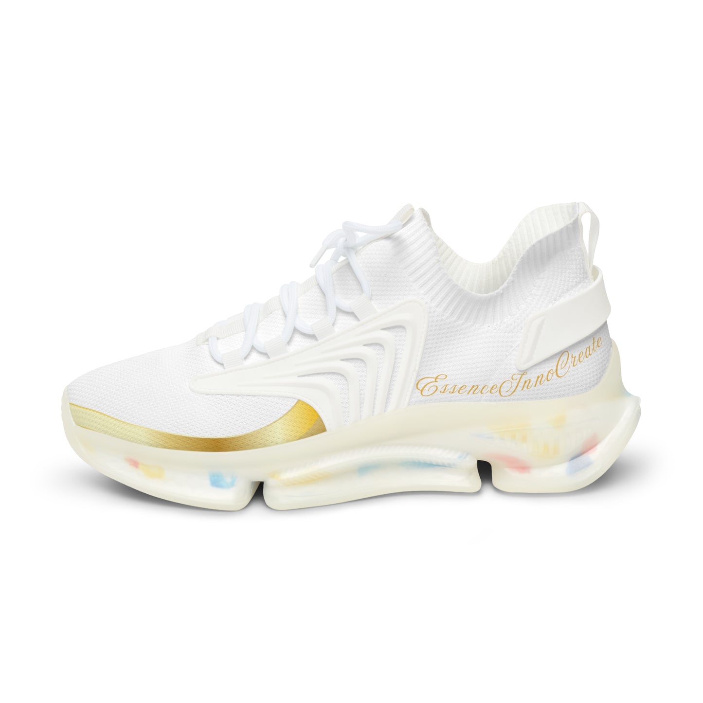EssenceInnoCreate White | Men’s White Trim Mesh Sneakers