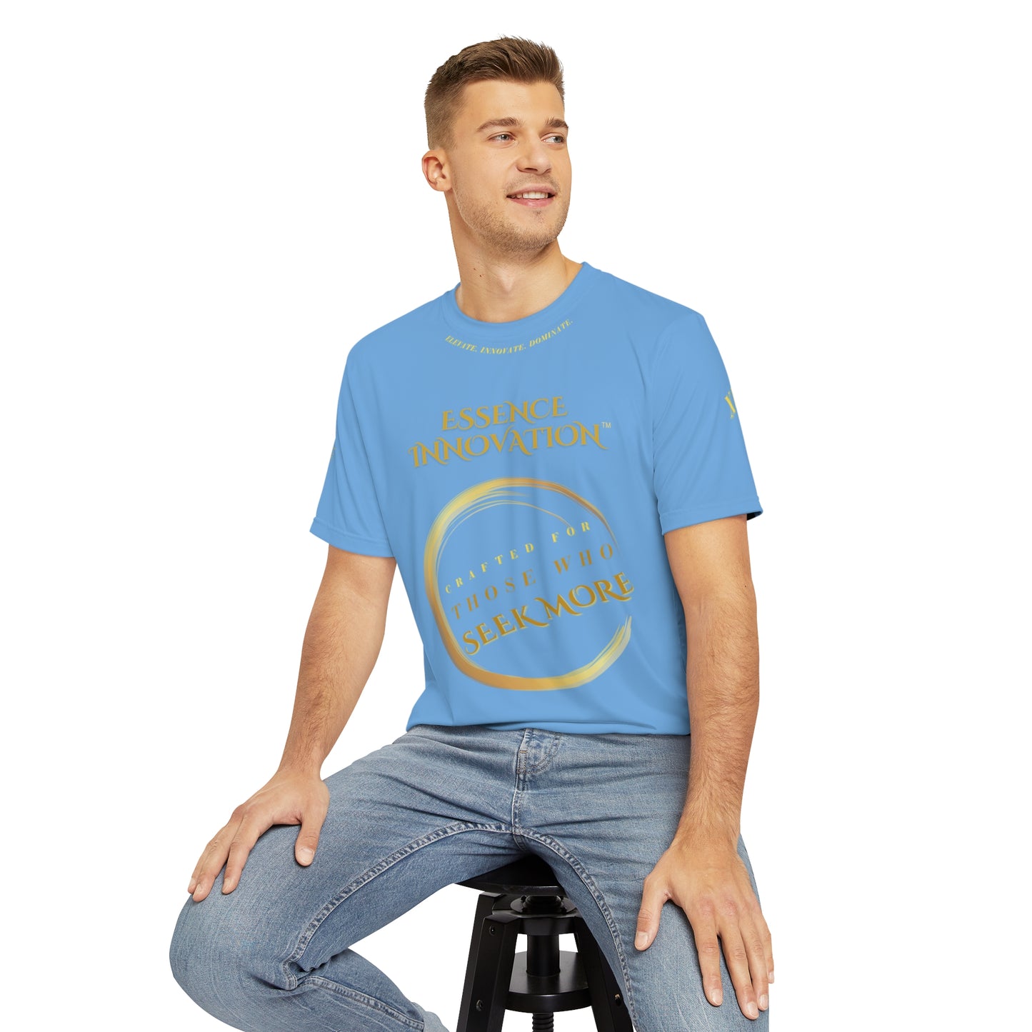 Seek More Power XIV | EI Performance Tee | Light Blue