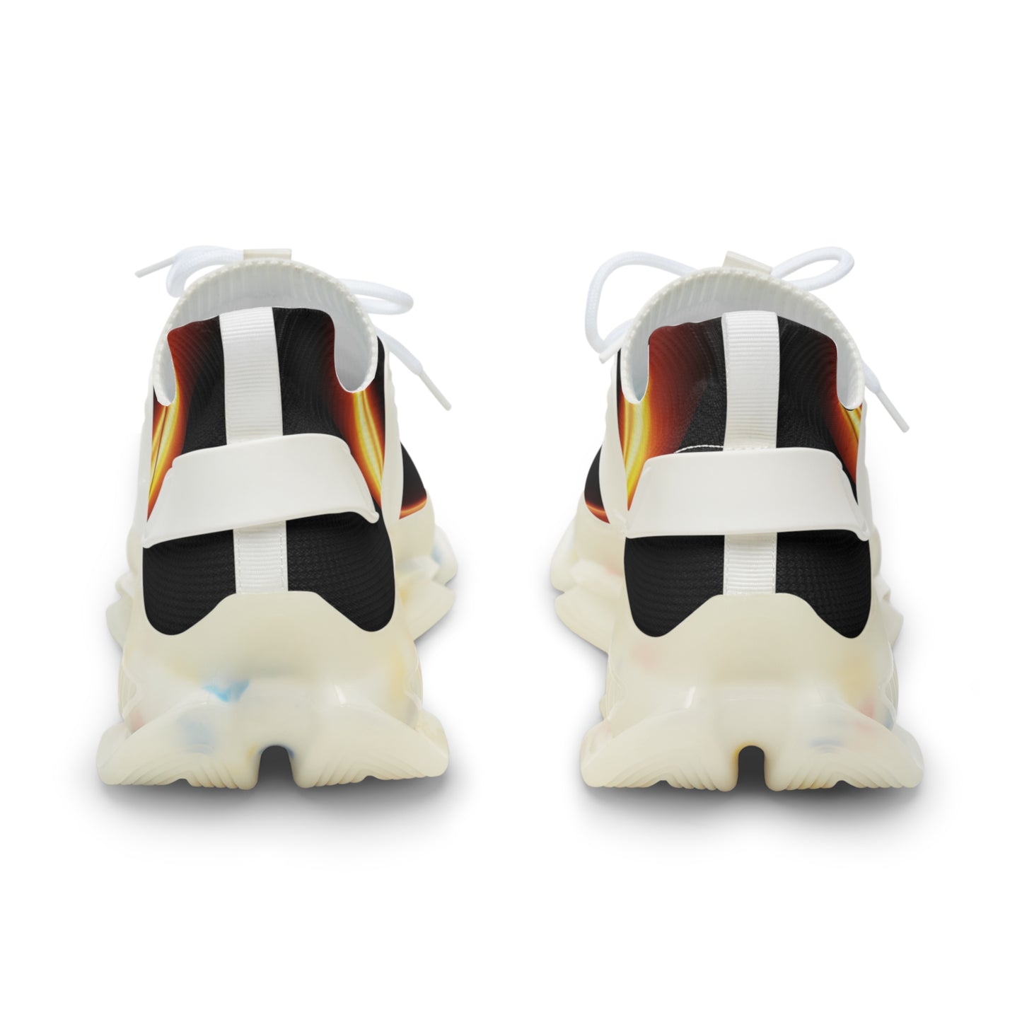 Black Trendsetter Flame | Men’s Performance Sneakers | White Sole