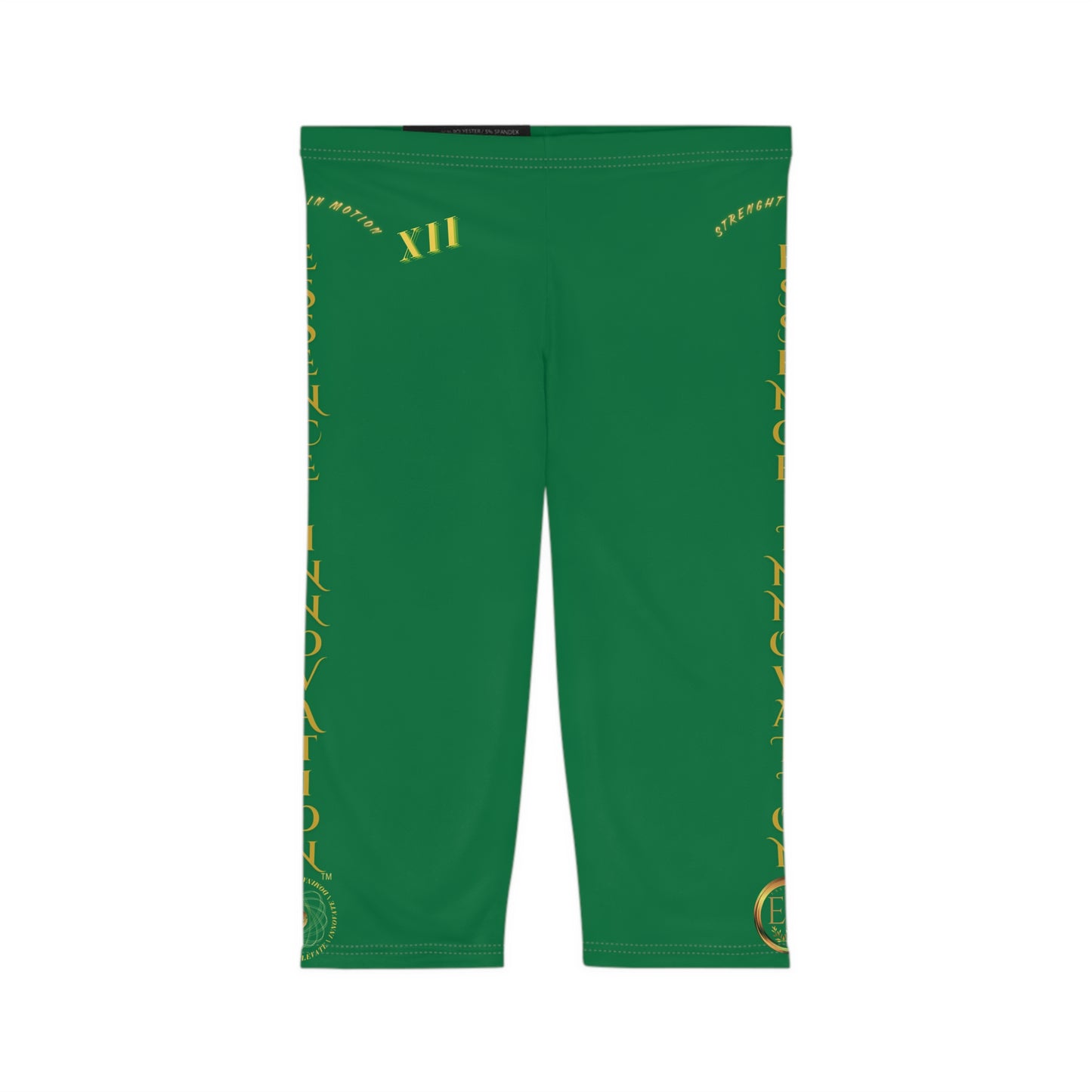 Seek More CL XII | Capri Leggings | EI Sports | Dark Green
