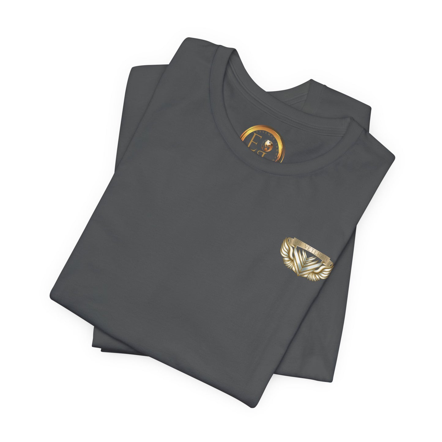 Essence Asphalt Veteran Tee – Minimalist Tribute Shirt
