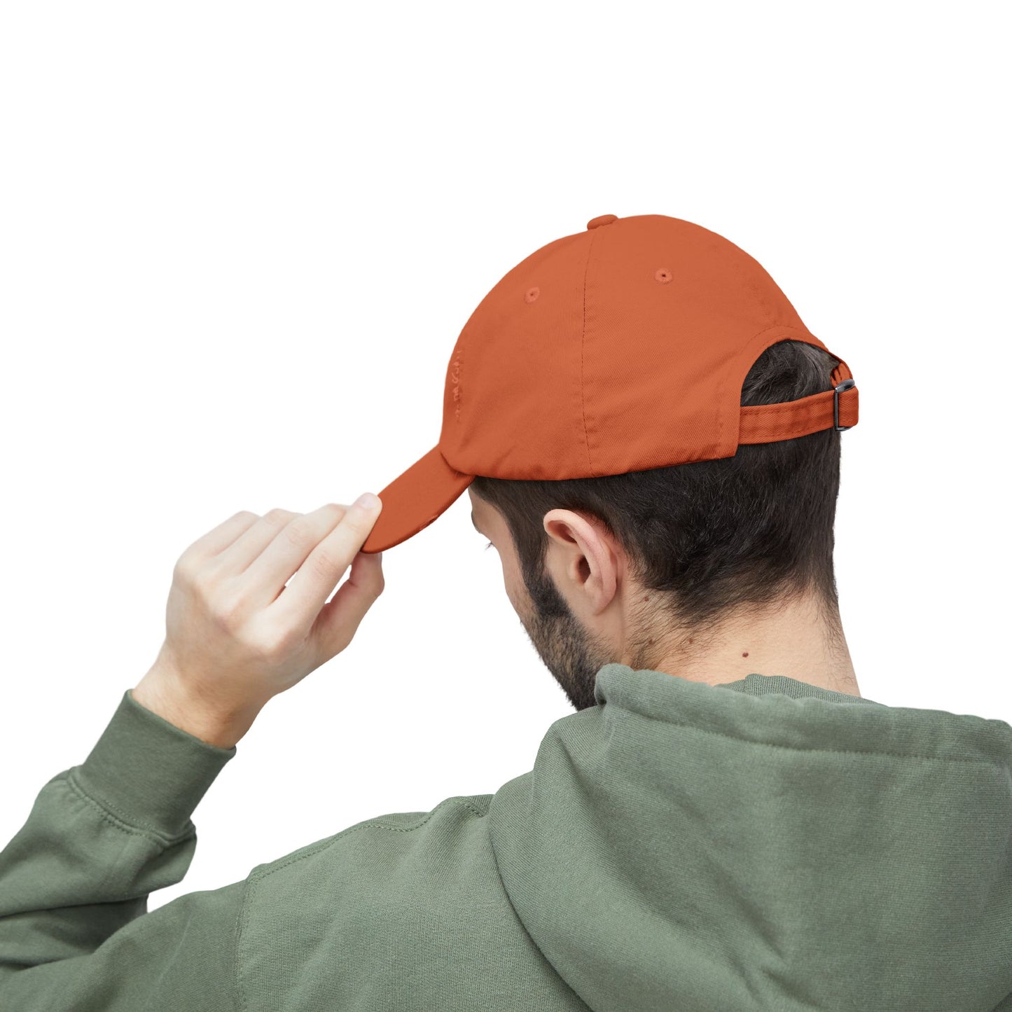 Essence Innovation Burnt Orange Distressed Cap – EI Logo Edition