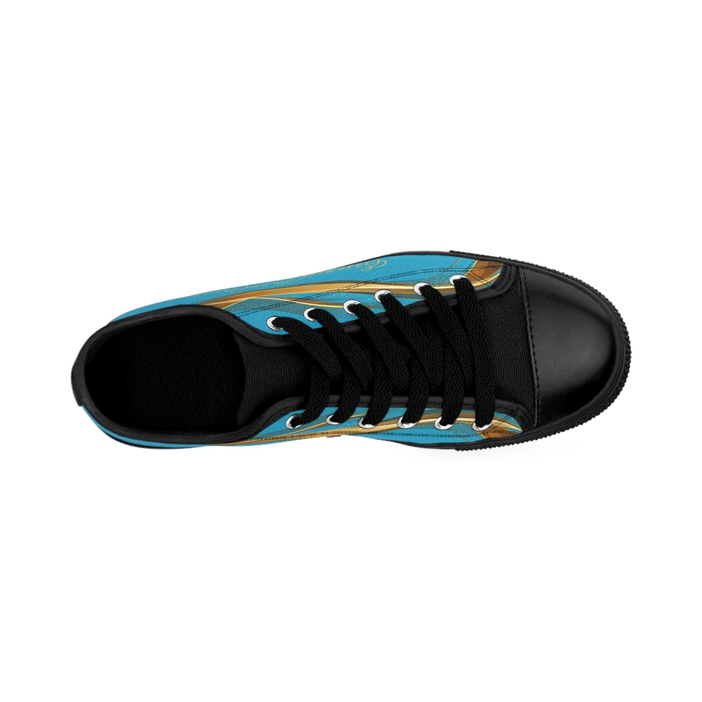 Ladies EssenceInnoCreate Striped | LowTop Sneakers | Turquoise