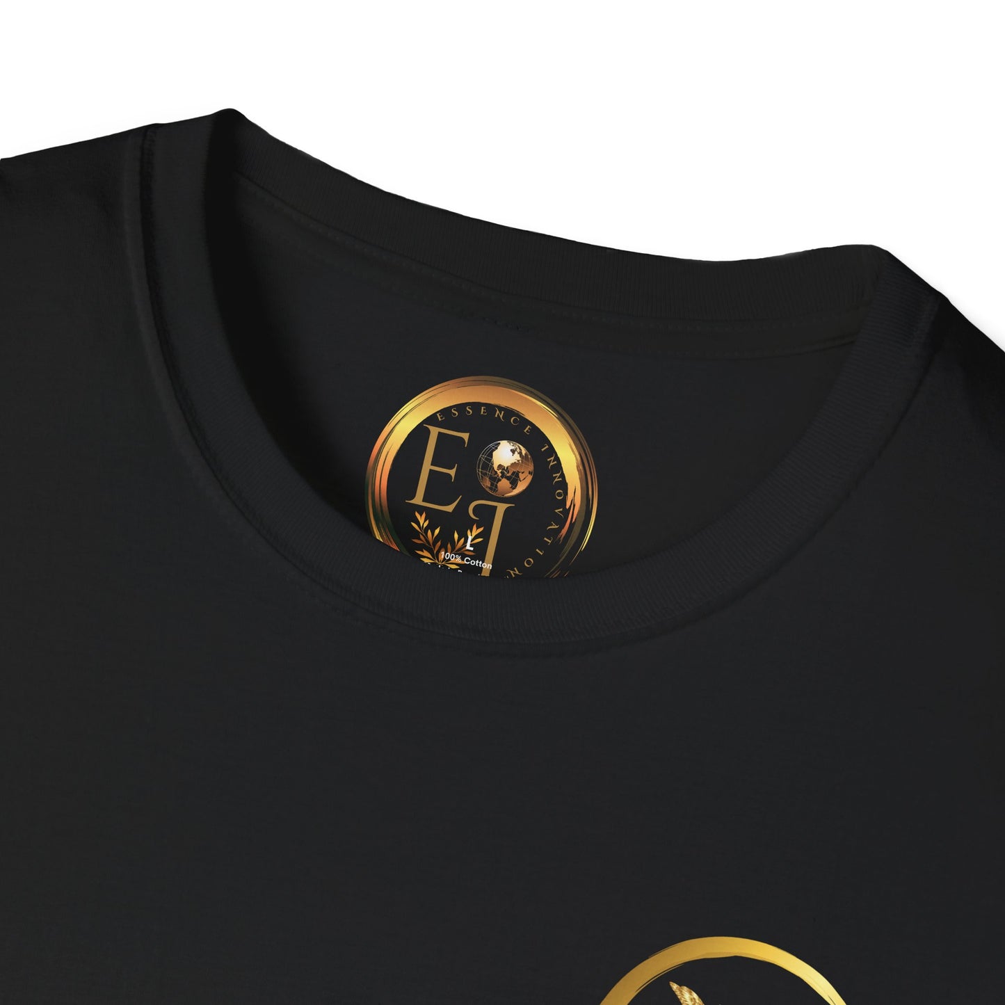 Black Softstyle Tee | EssenceInnoCreate | Unisex Streetwear