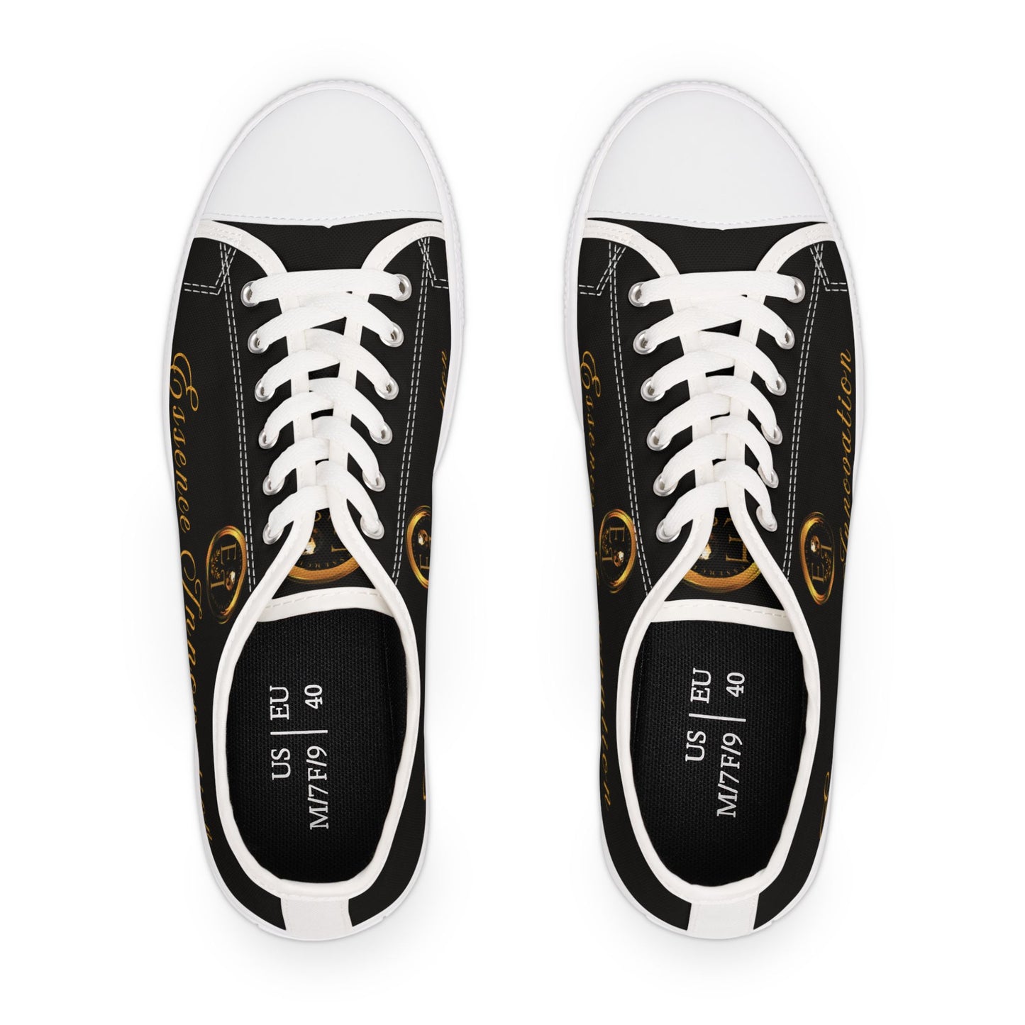 Ladies Essence Innovation Classics | Black | White Sole LowTops