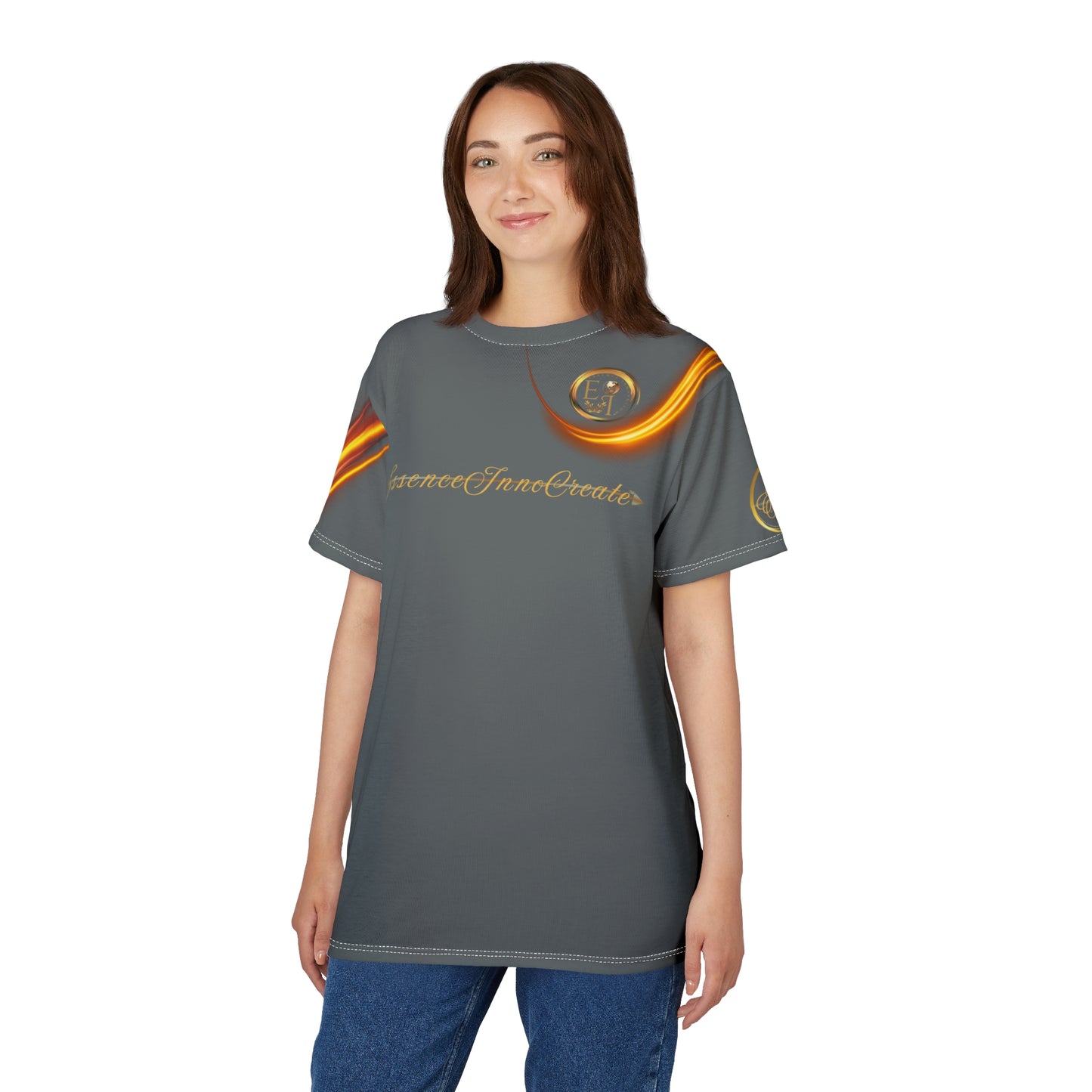 Dark Grey Trendsetters Flame Tee | EssenceInnoCreate