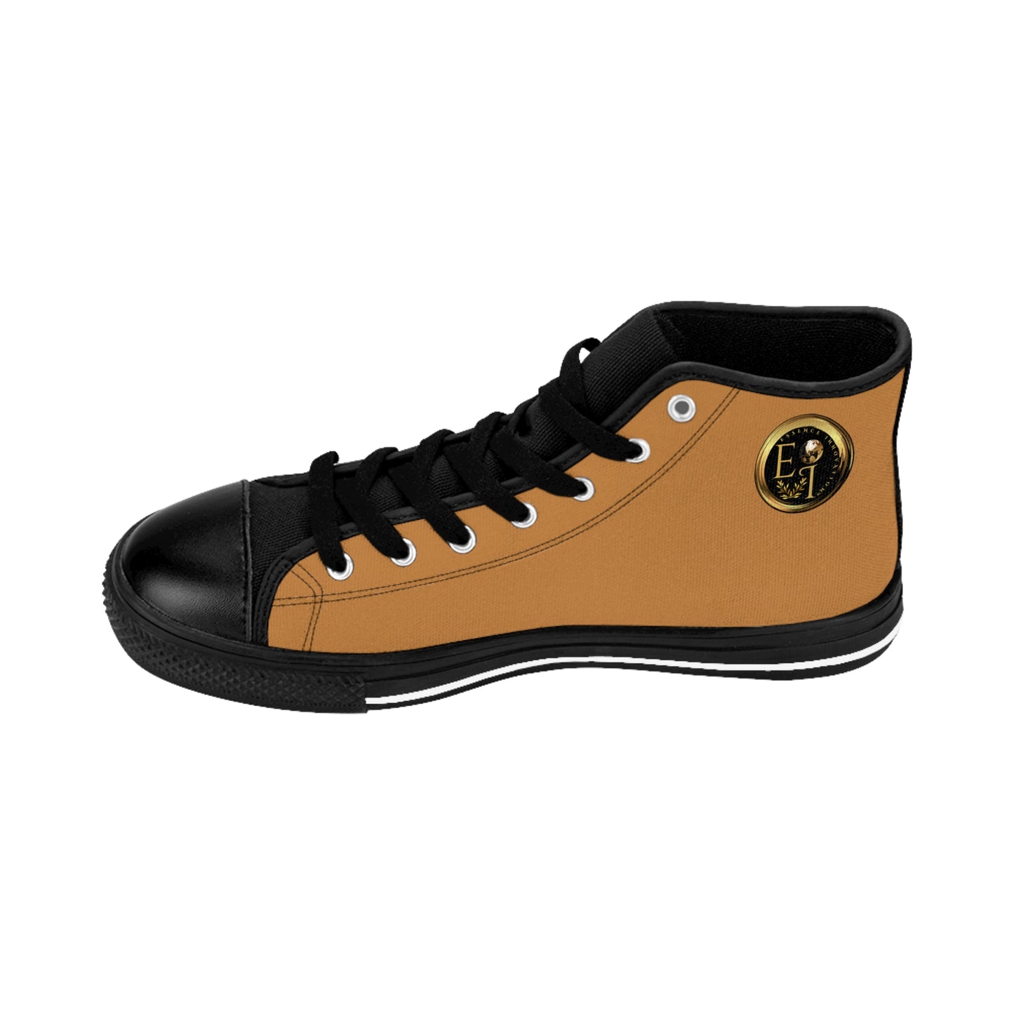 Essence Innovation Mens Streetwear | HighTop Sneakers | Light Brown
