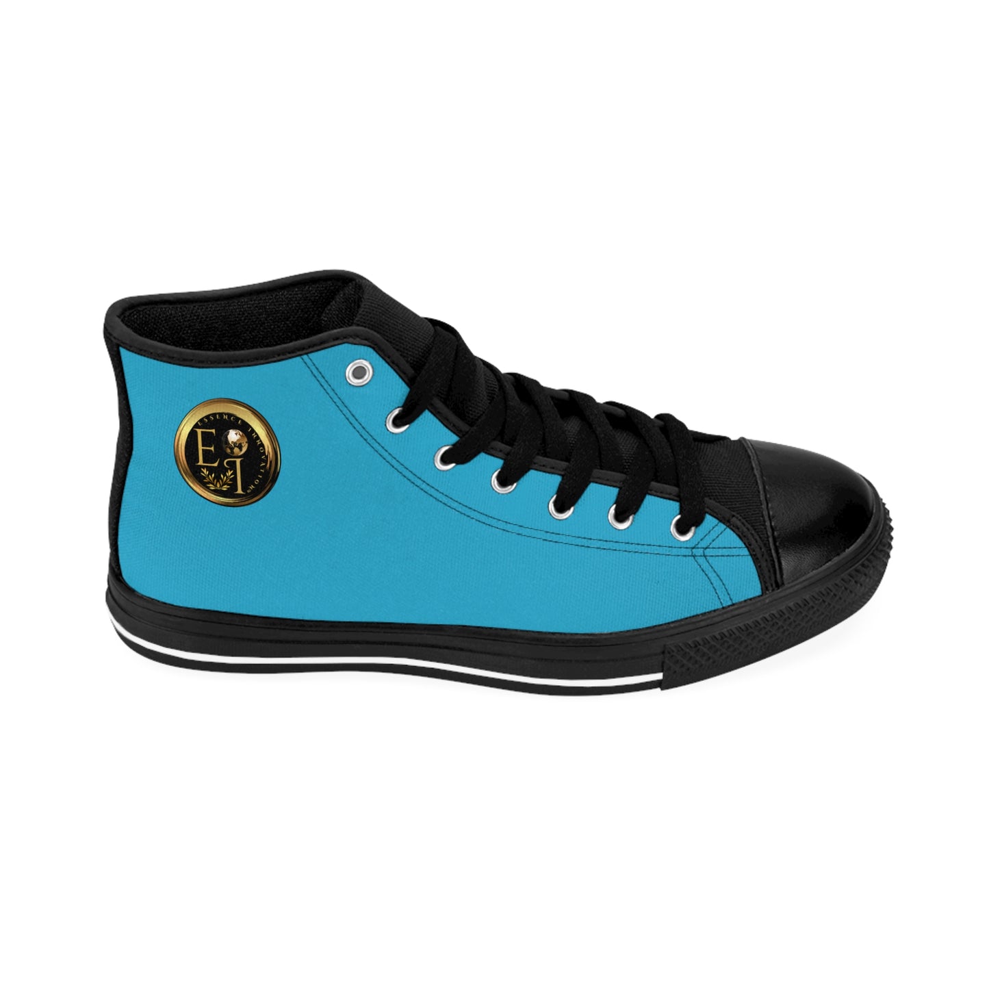 Essence Innovation Mens Streetwear | HighTop Sneakers | Turquoise