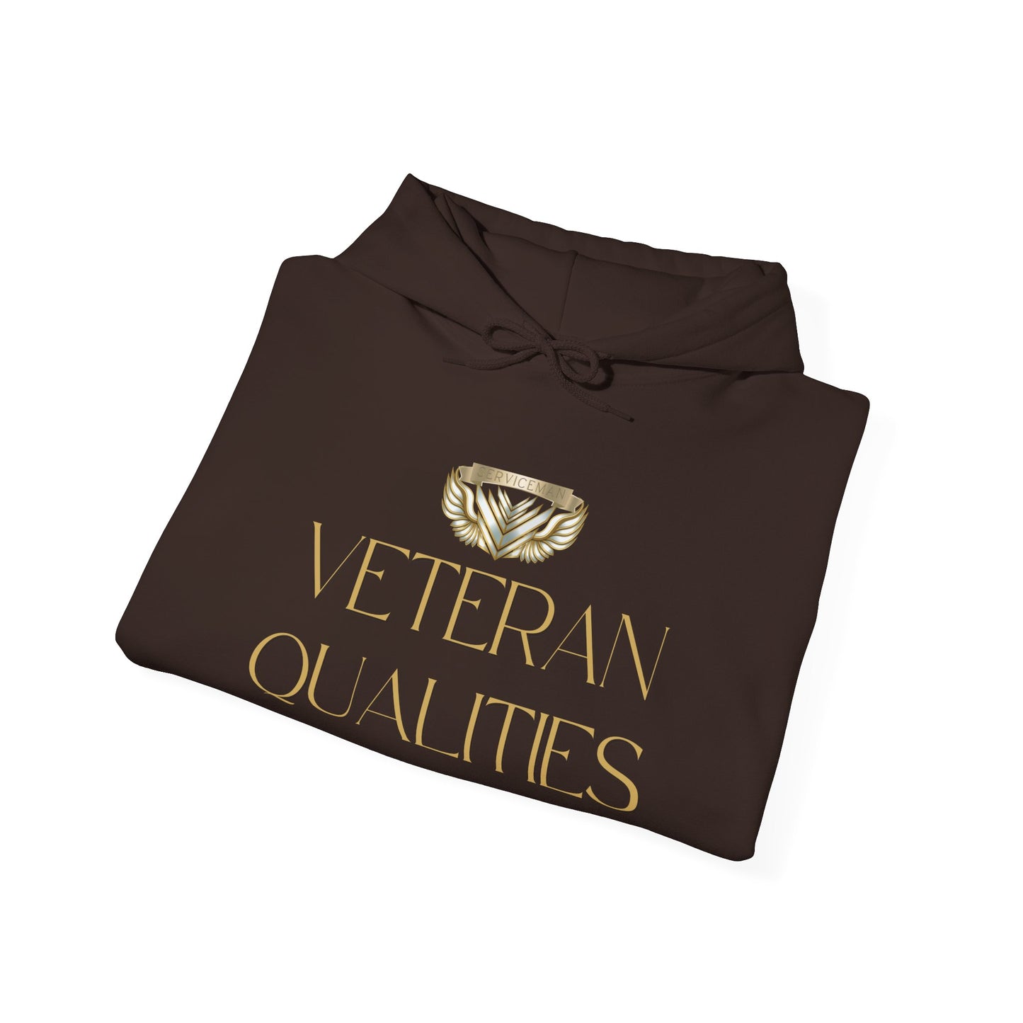 Veteran Qualities Serviceman Six | DC Chocolate Hoodie | Military & Service Tribute