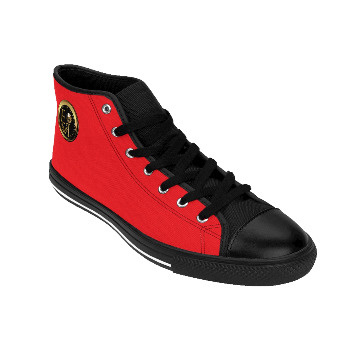 Essence Innovation Mens Streetwear | HighTop Sneakers | Red