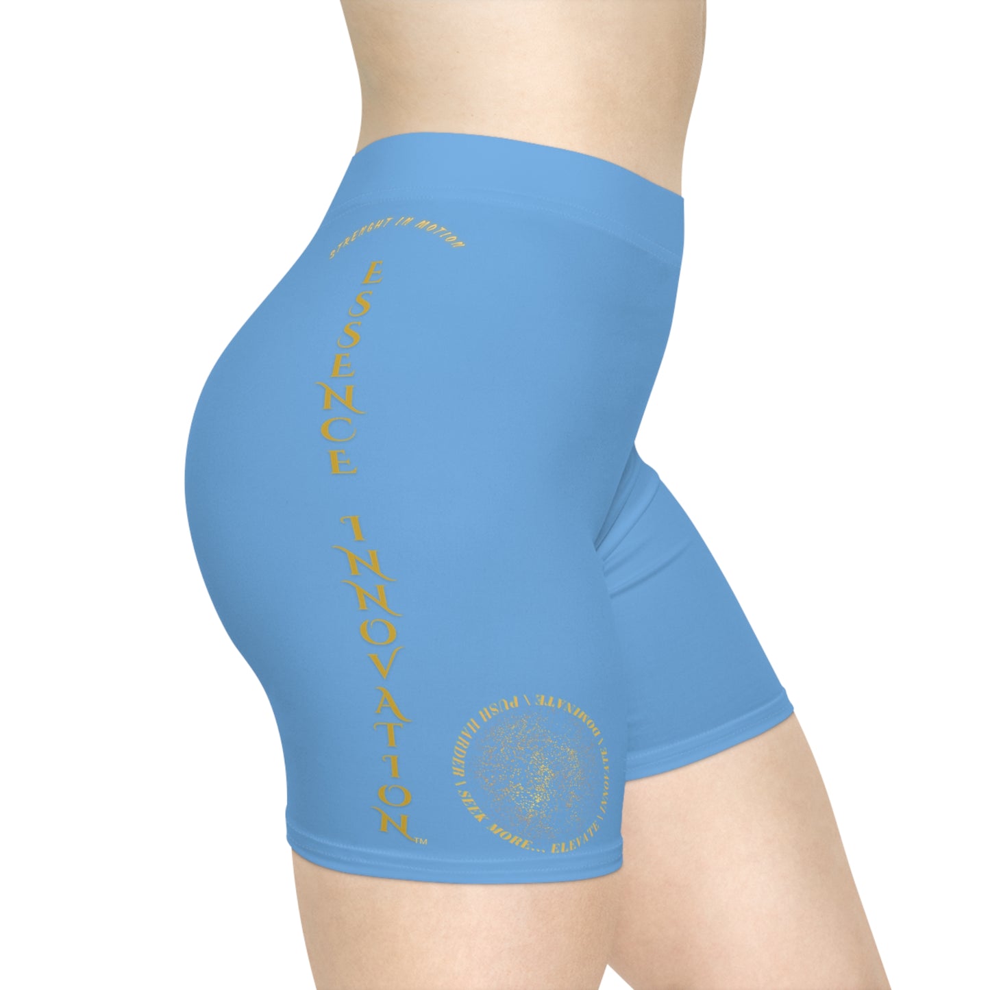 Seek More BS XIV | EI Sports Biker Shorts | Light Blue