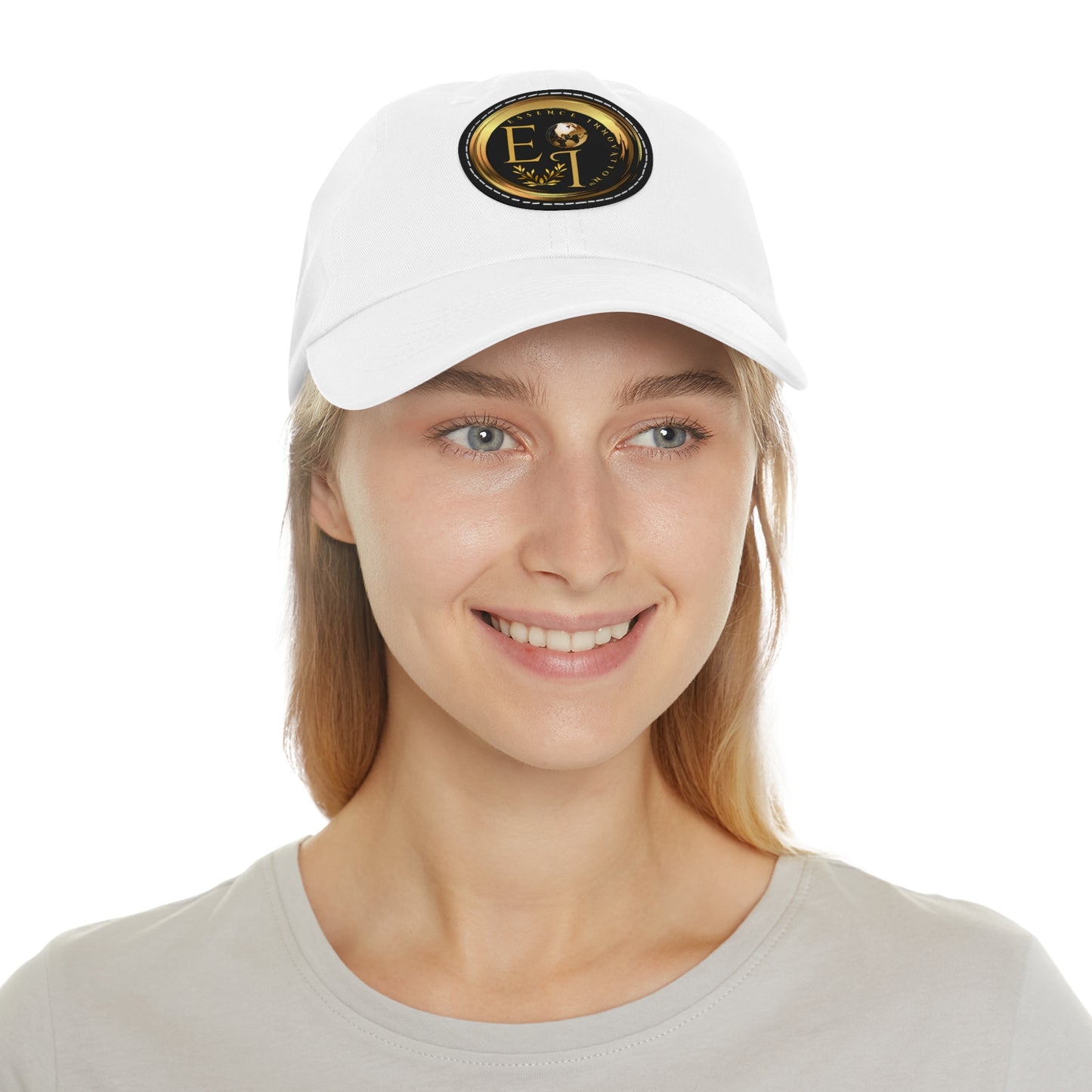White EI Logo Hat | Clean and Bold |EI Sports