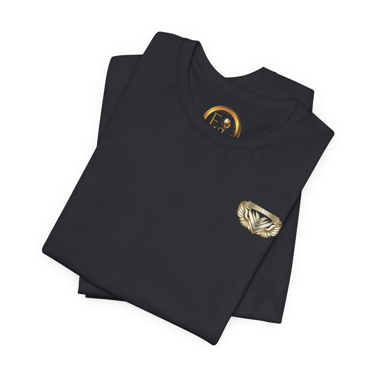 Essence Vintage Veteran Tee – Faded Black Tribute Tee
