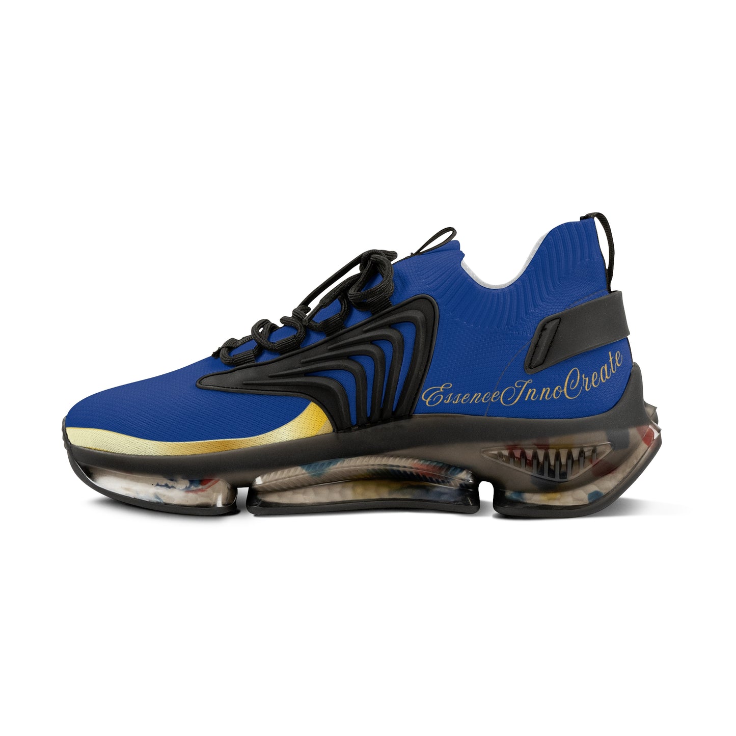 EssenceInnoCreate Dark Blue | Men’s Black Trim Mesh Sneakers